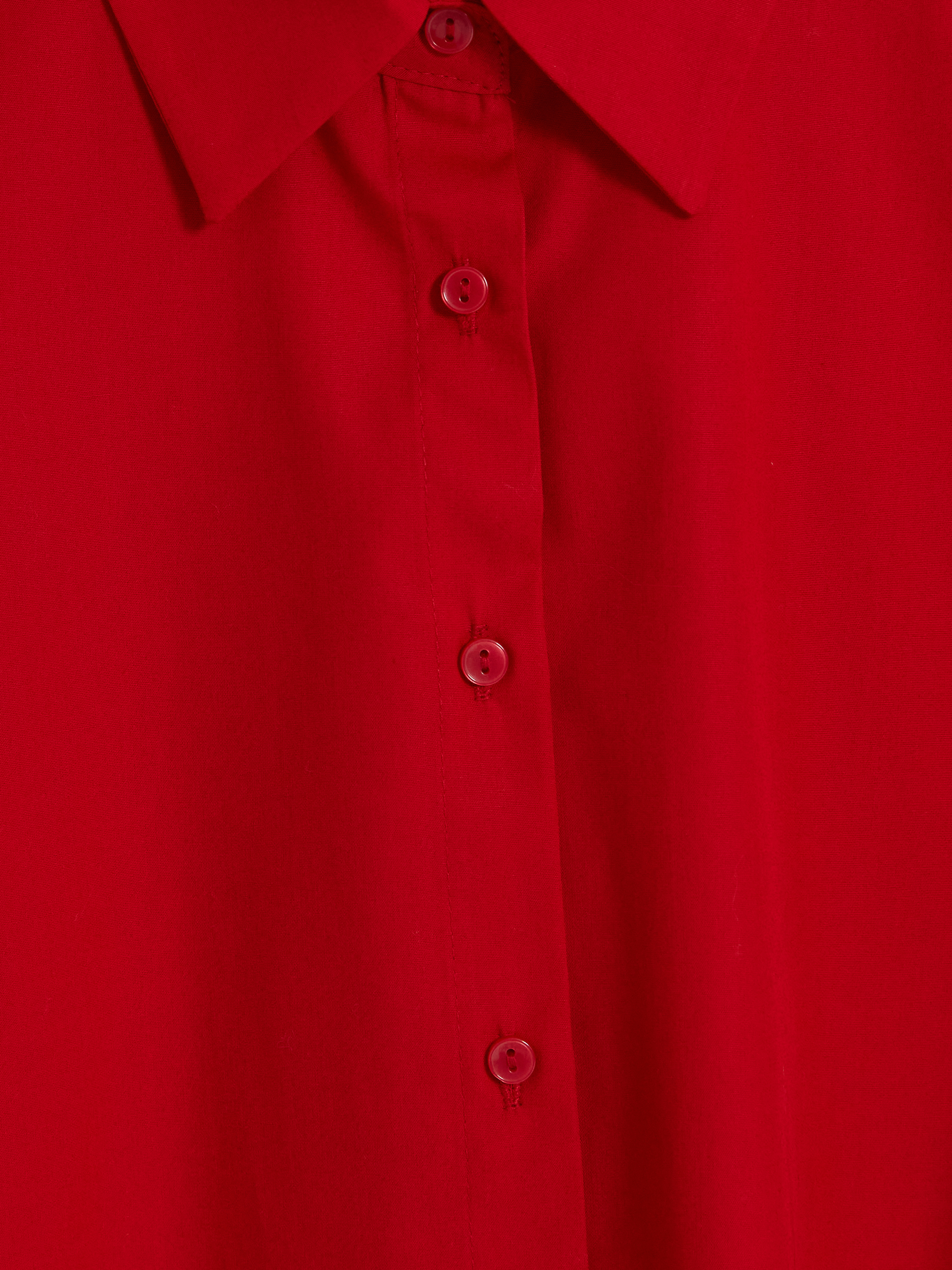 LCW Vision Oversize Poplin Kadın Gömlek görsel 6