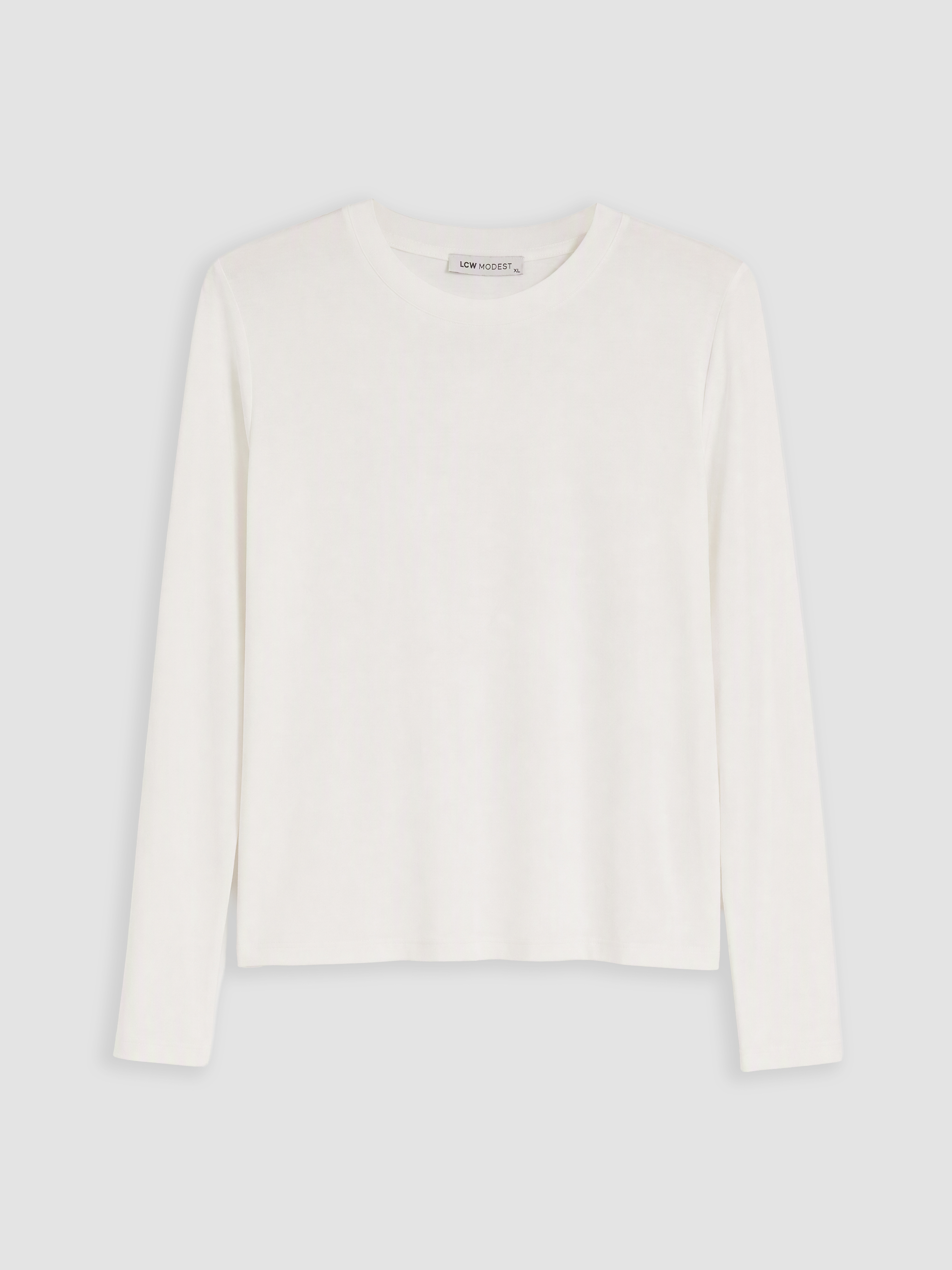 LCW Modest Bisiklet Yaka Kadın Body görsel 5