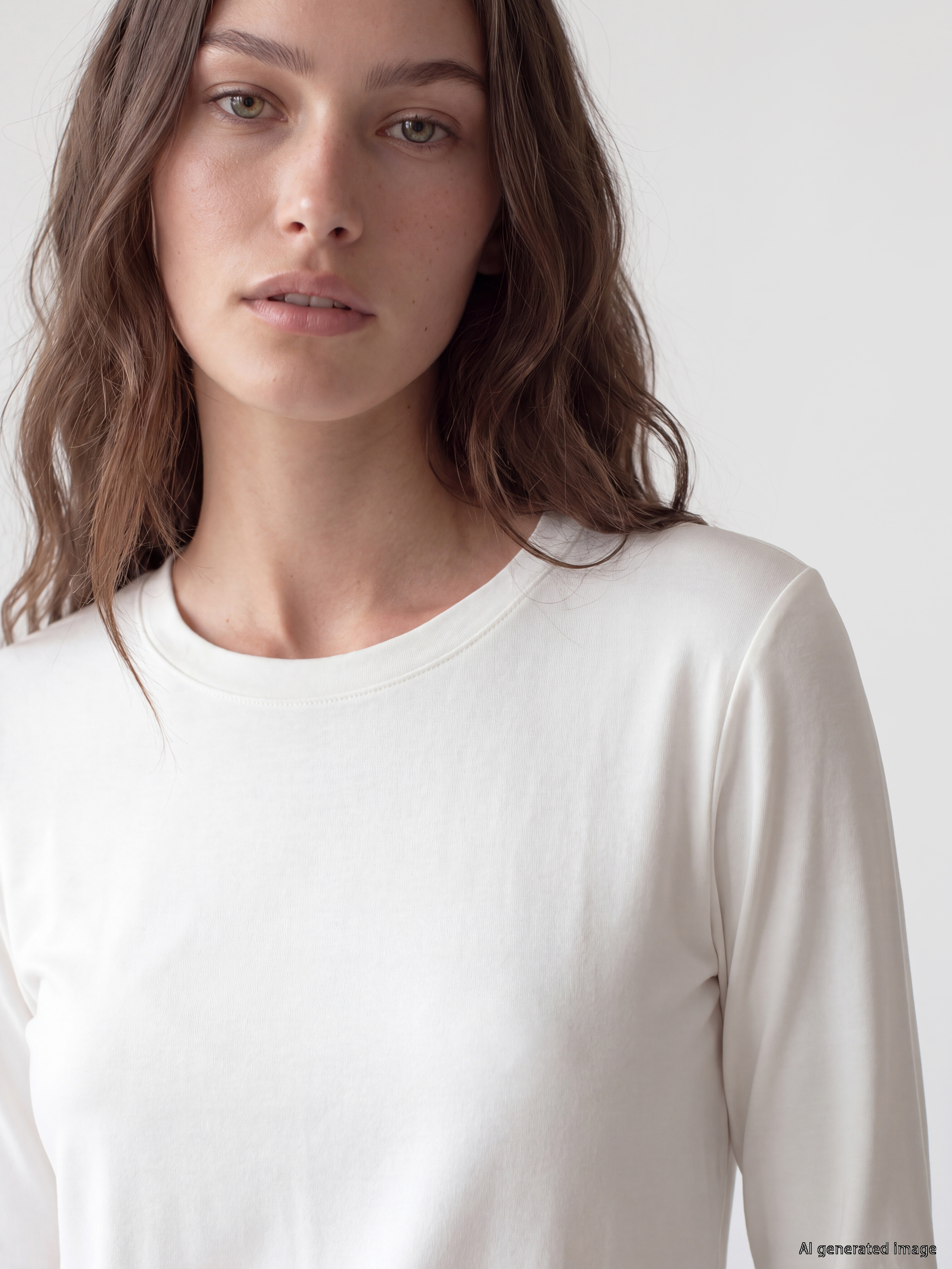 LCW Modest Bisiklet Yaka Kadın Body görsel 3