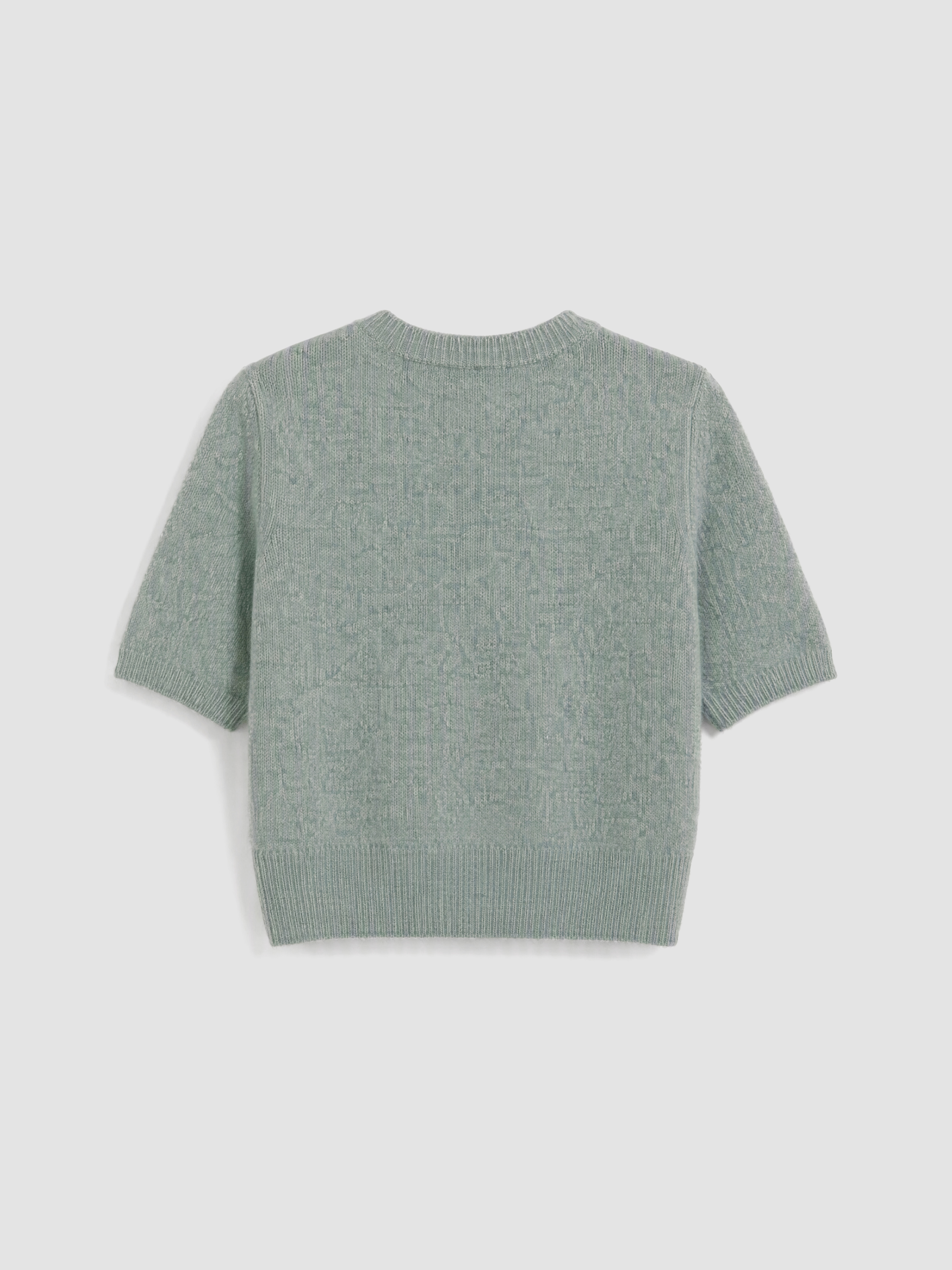 LCW Comfort Bisiklet Yaka Nakışlı Kadın Triko Kazak görsel 7