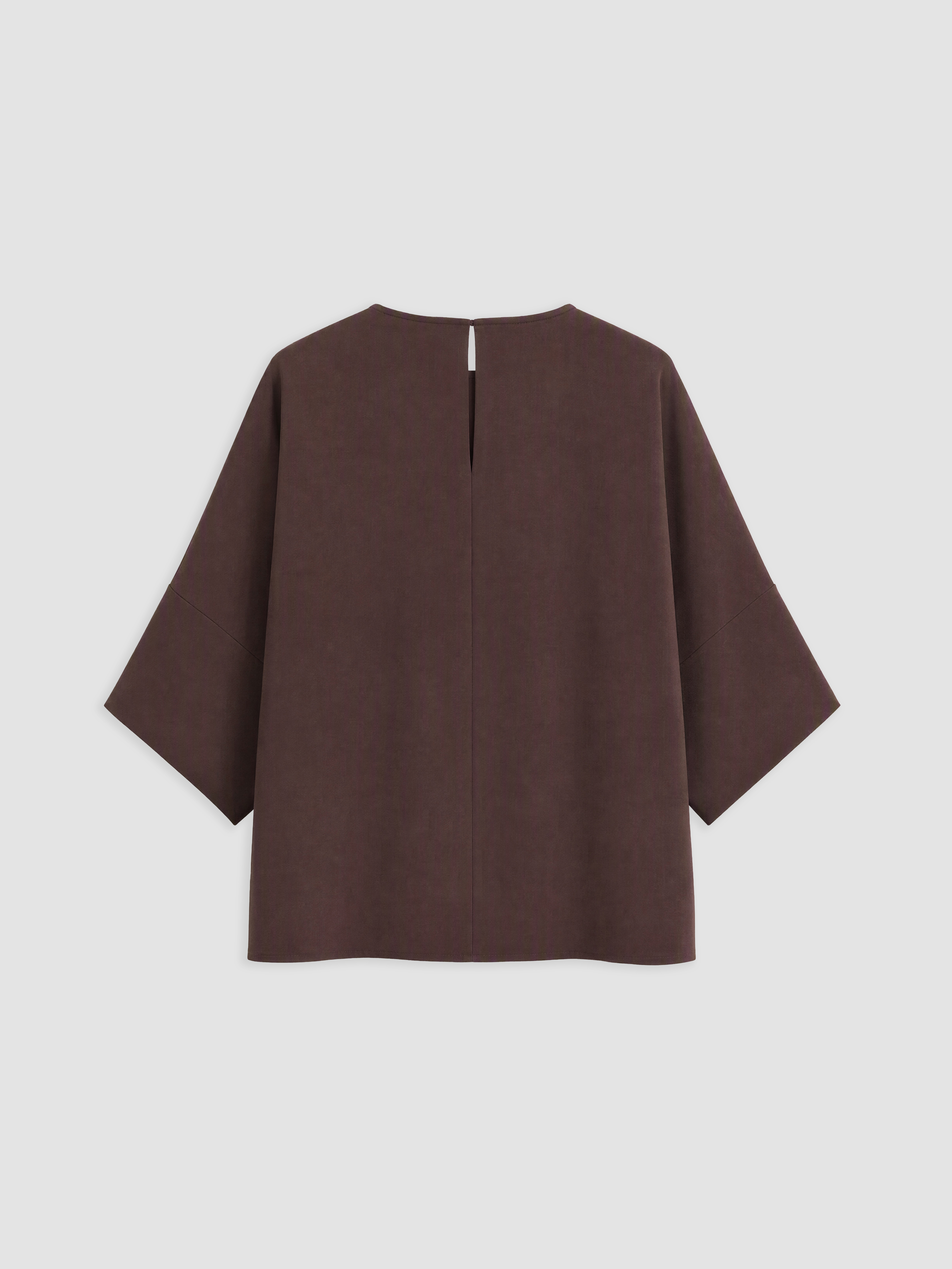 LCW Vision Bisiklet Yaka Geniş Kollu Oversize Bluz görsel 6
