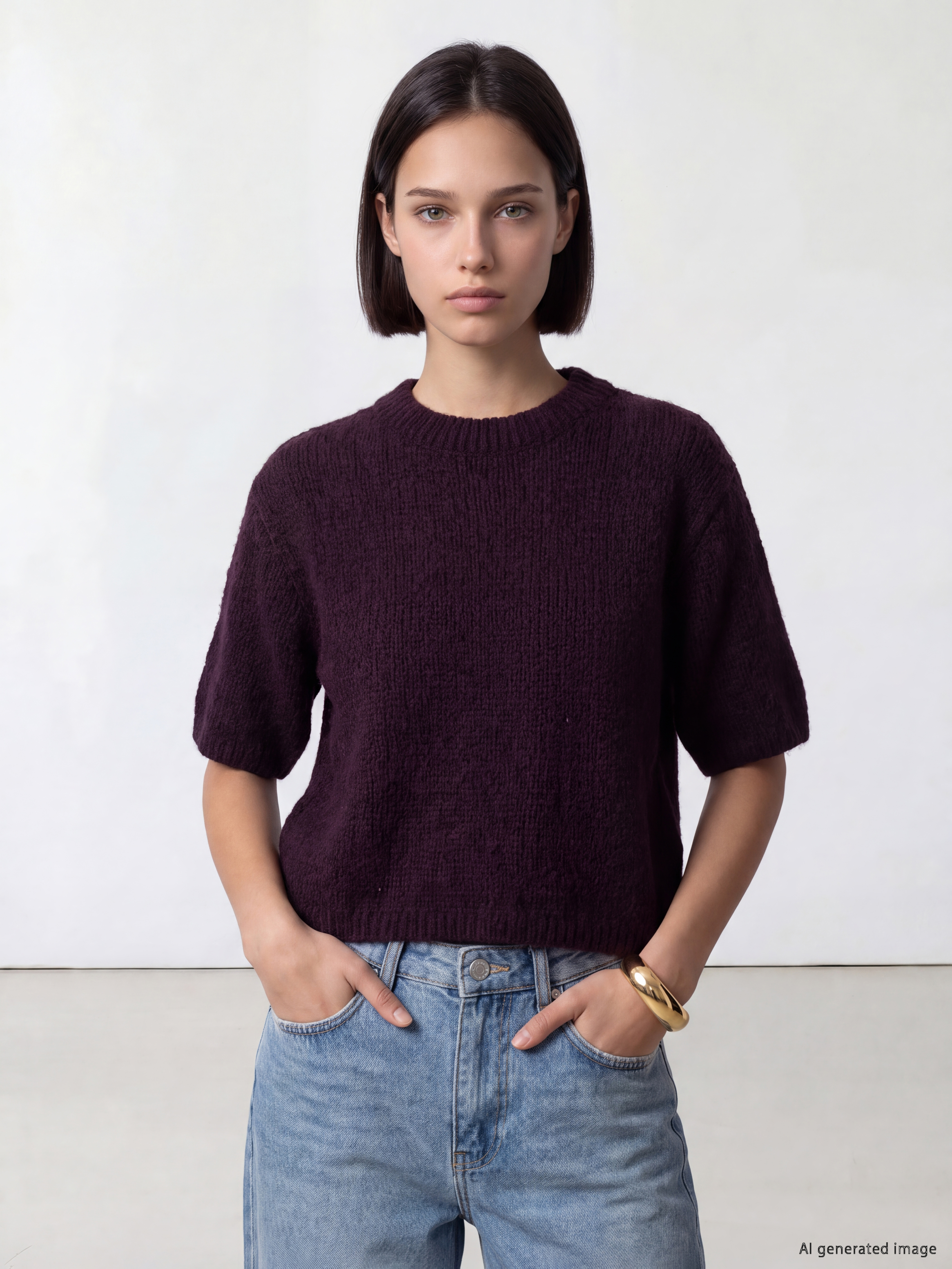 LCW Comfort Bisiklet Yaka Kadın Triko Kazak