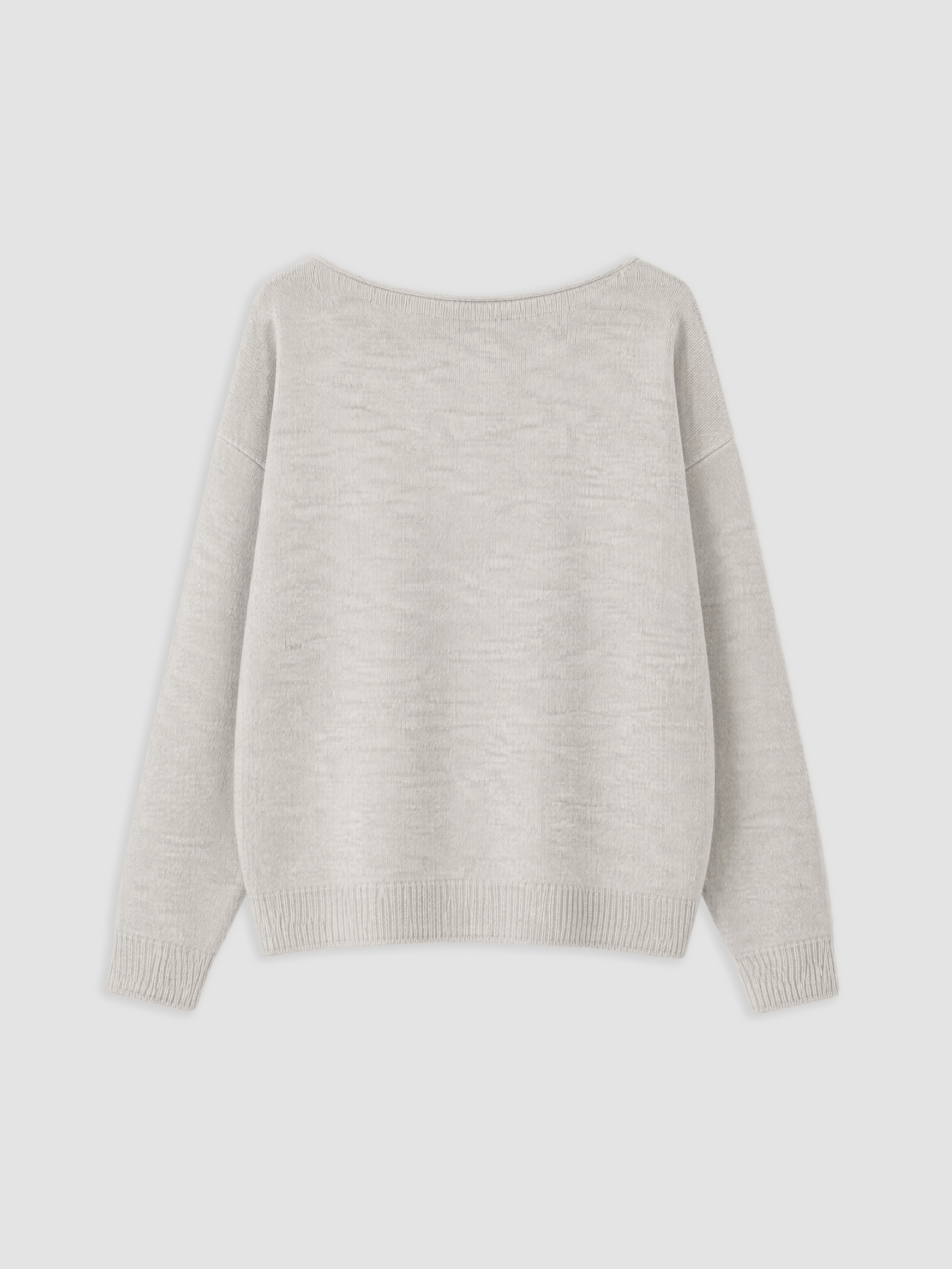 LCW Comfort Kayık Yaka Kadın Triko Kazak görsel 6