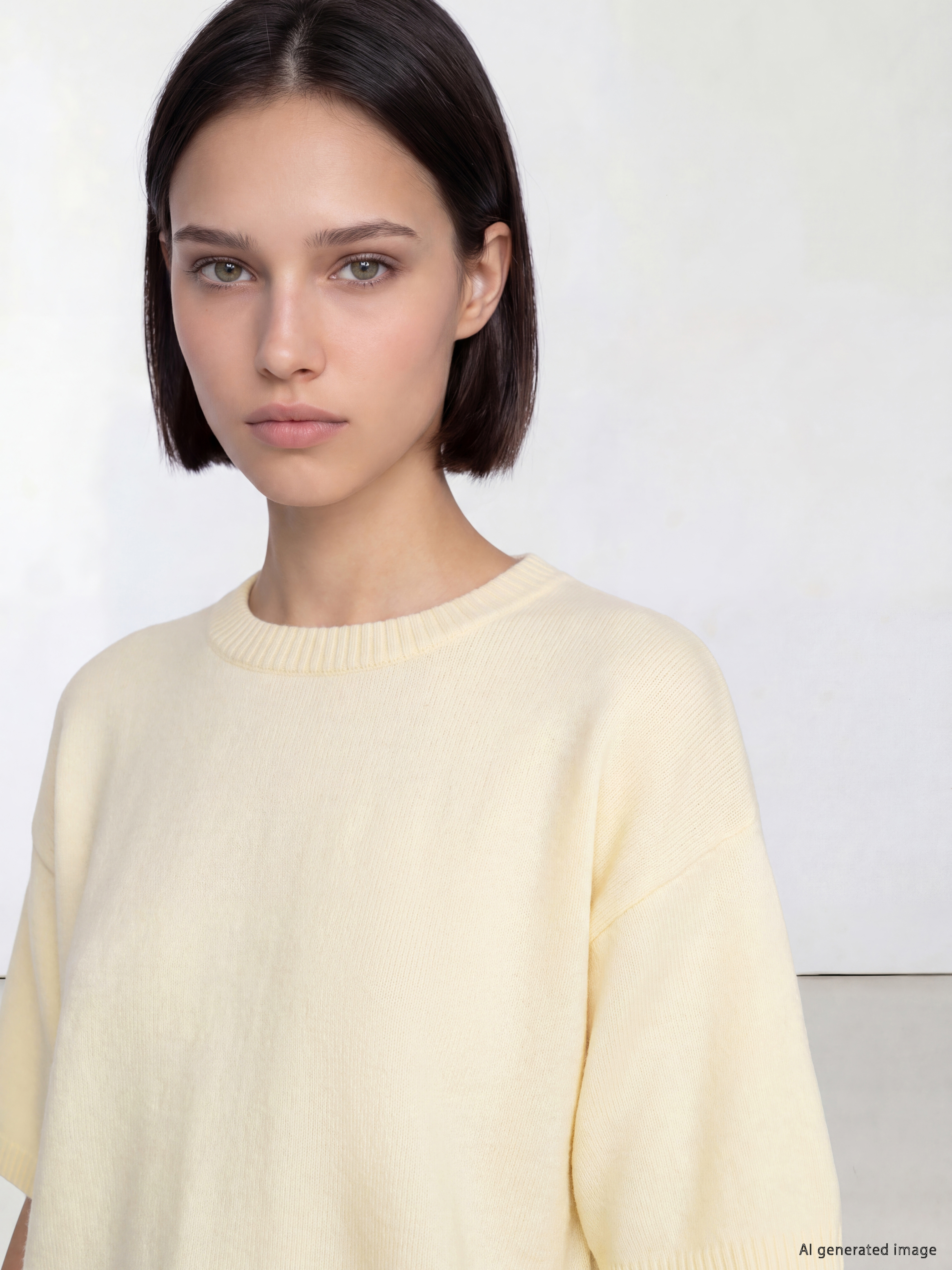 LCW Comfort Bisiklet Yaka Kadın Triko Kazak görsel 3