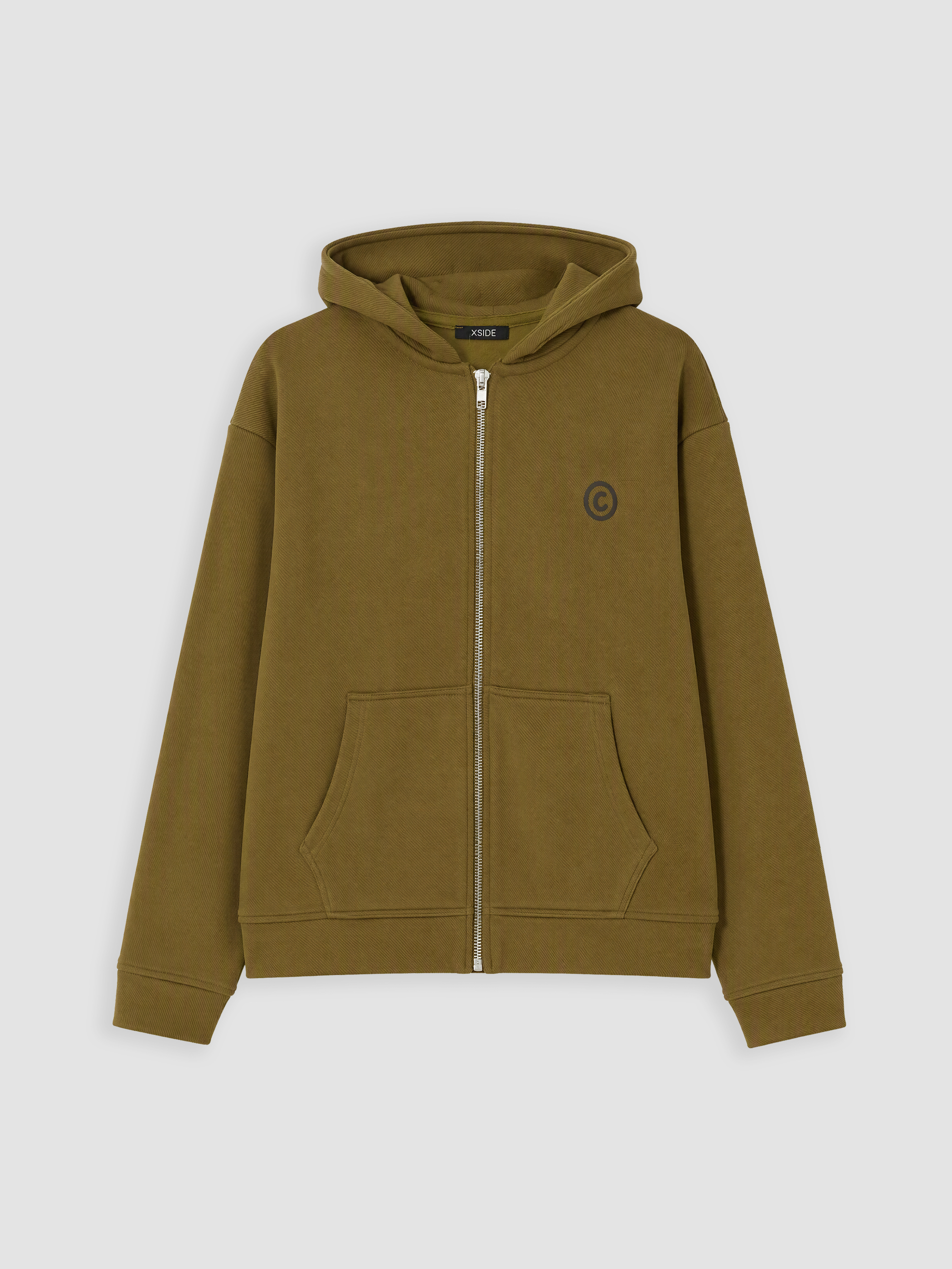 XSIDE Kapüşonlu Erkek Fermuarlı Sweatshirt