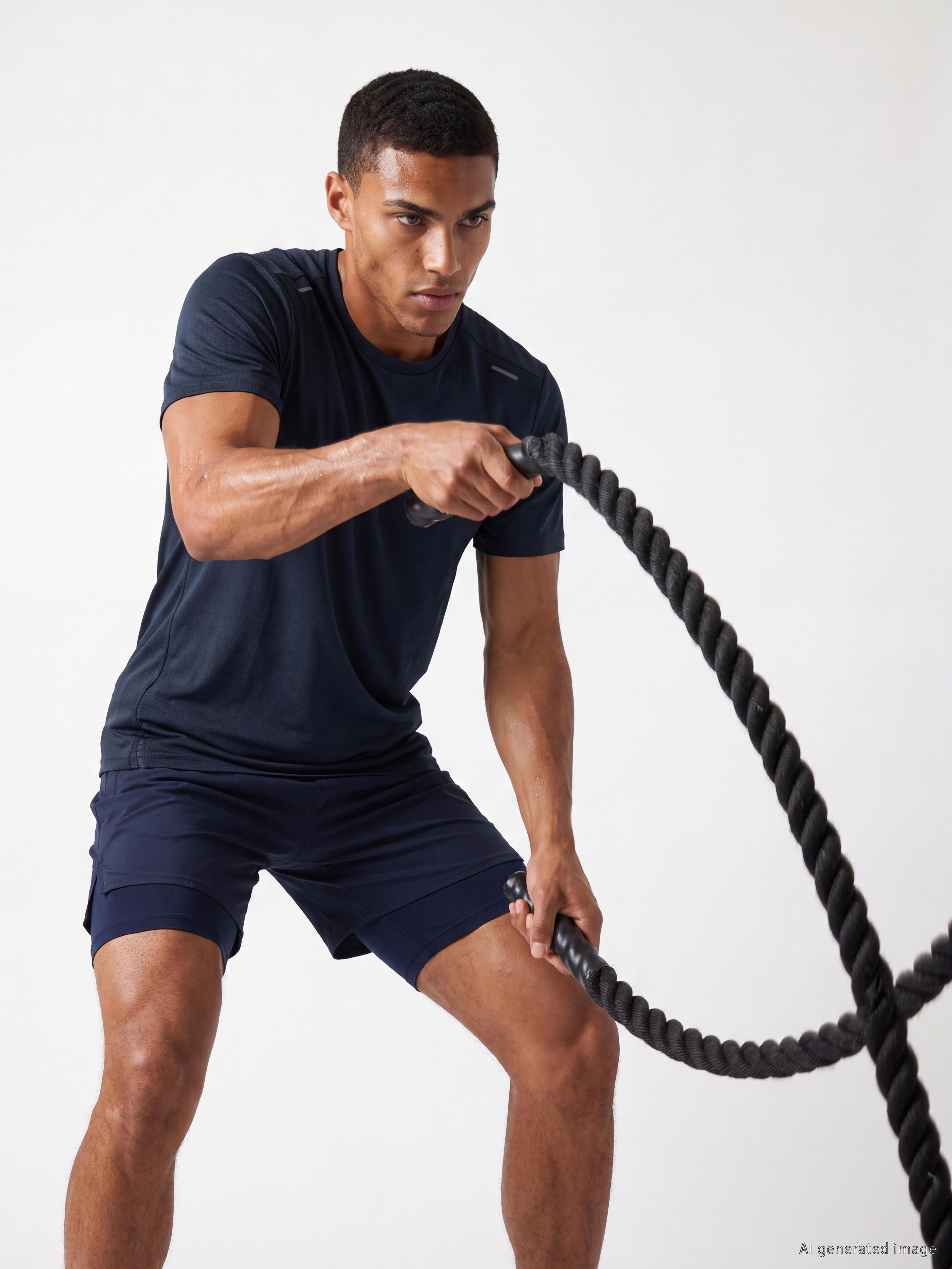XSIDE ACTIVE Bisiklet Yaka Erkek Spor Tişört görsel 2