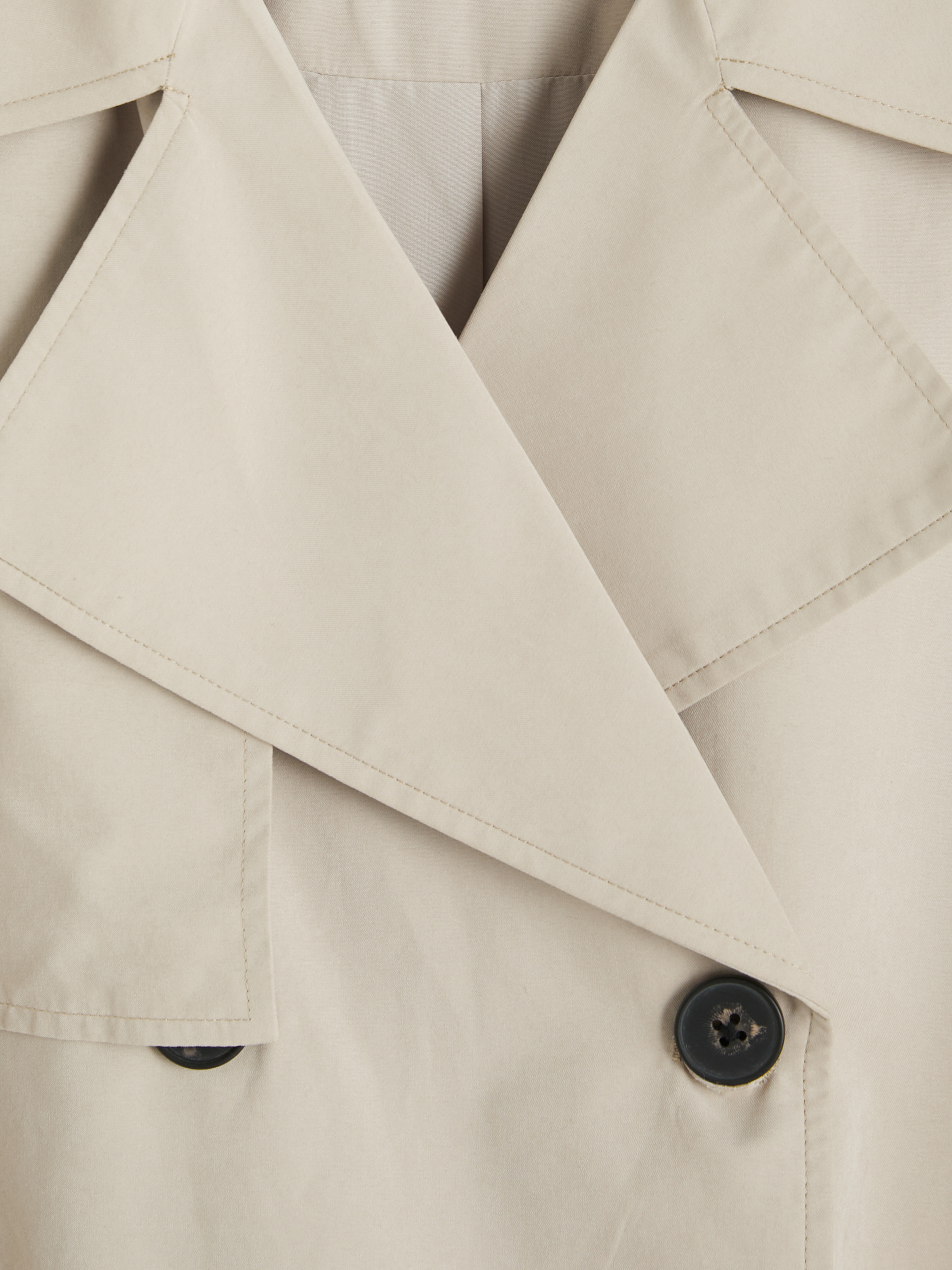 LCW Modest Kuşaklı Kadın Gabardin Trençkot görsel 7
