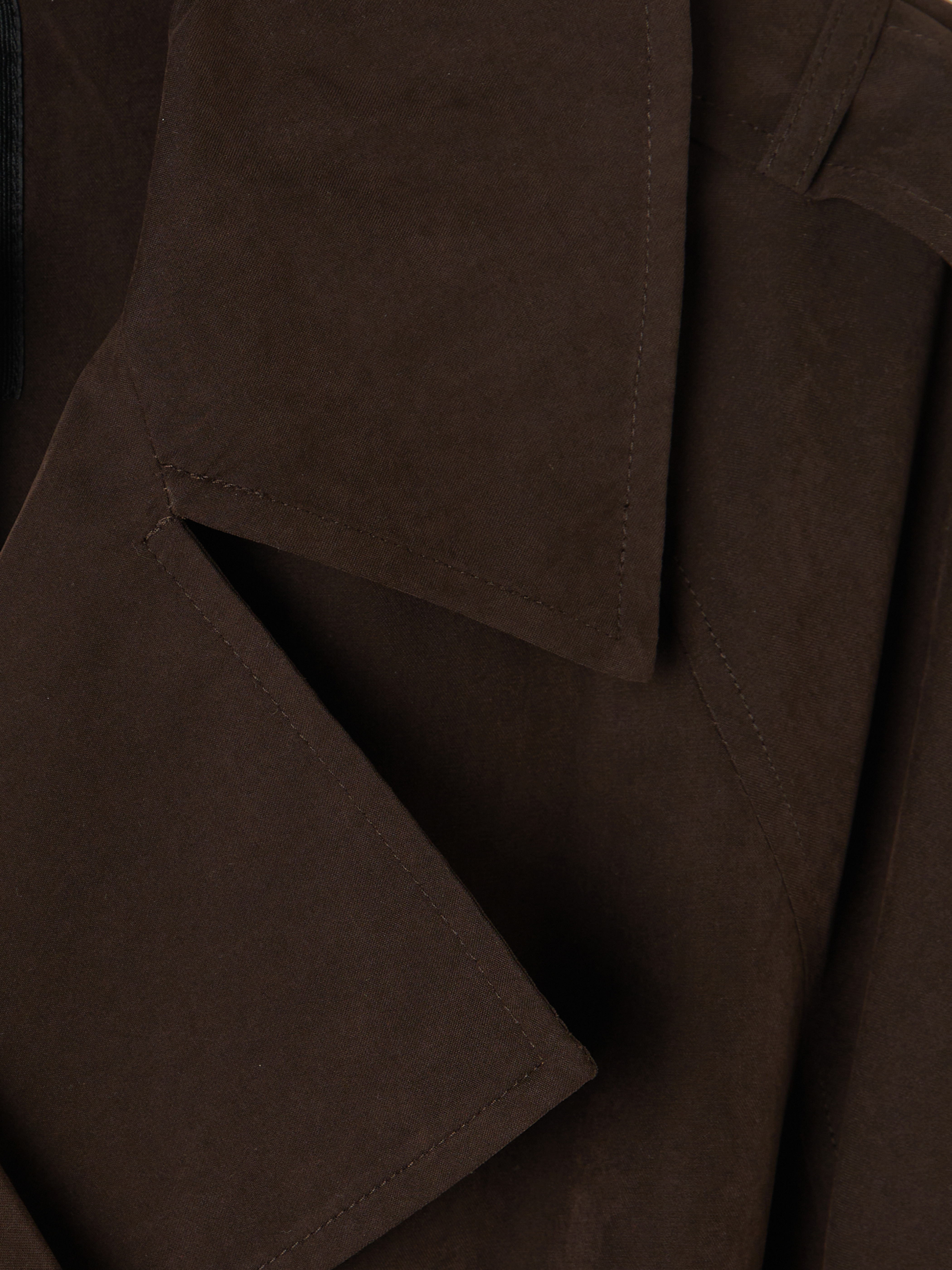 LCW Modest Kuşaklı Kadın Gabardin Trençkot görsel 7