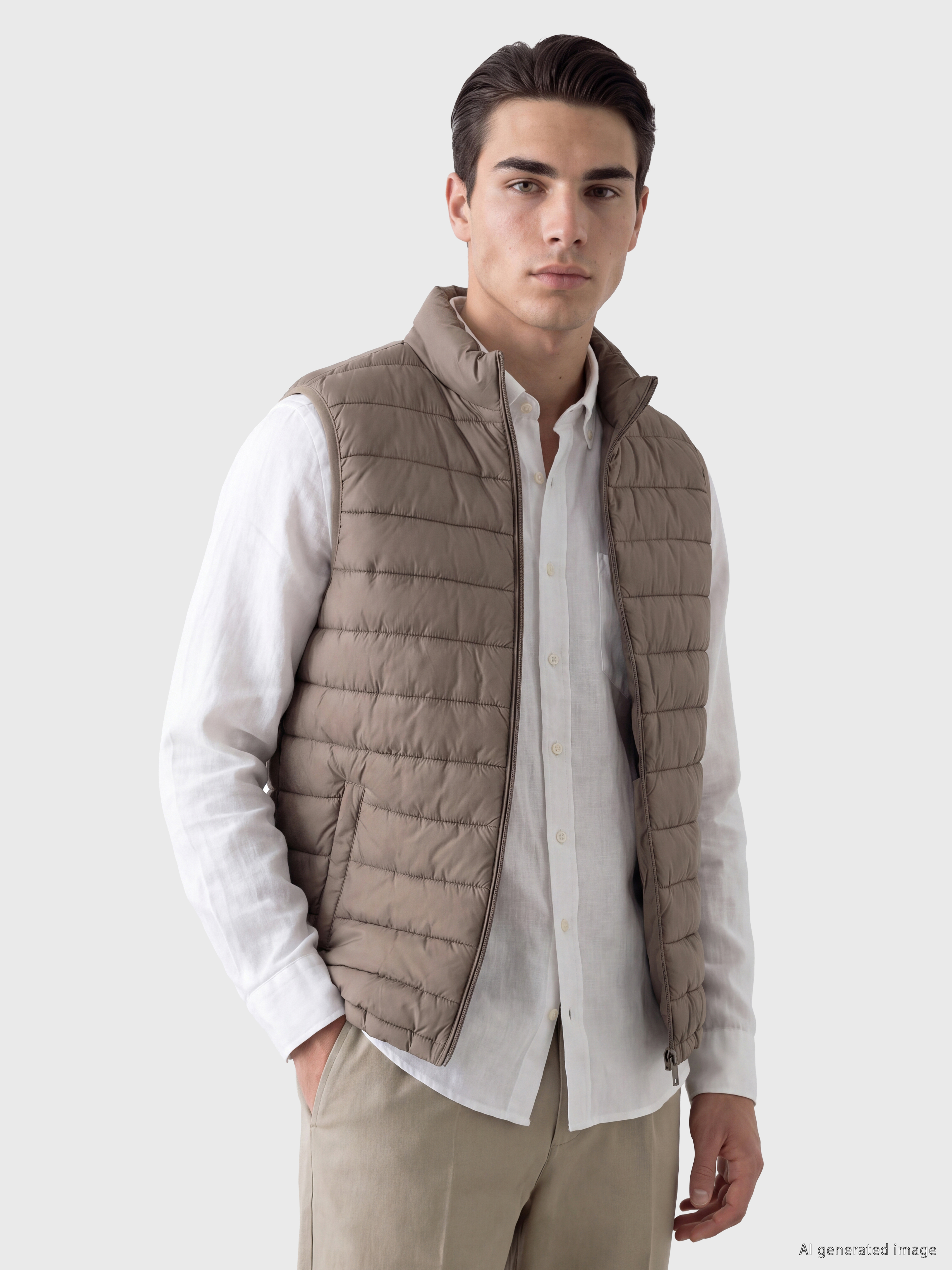 LCWAIKIKI Classic Regular Fit Dik Yaka Erkek Şişme Yelek görsel 2