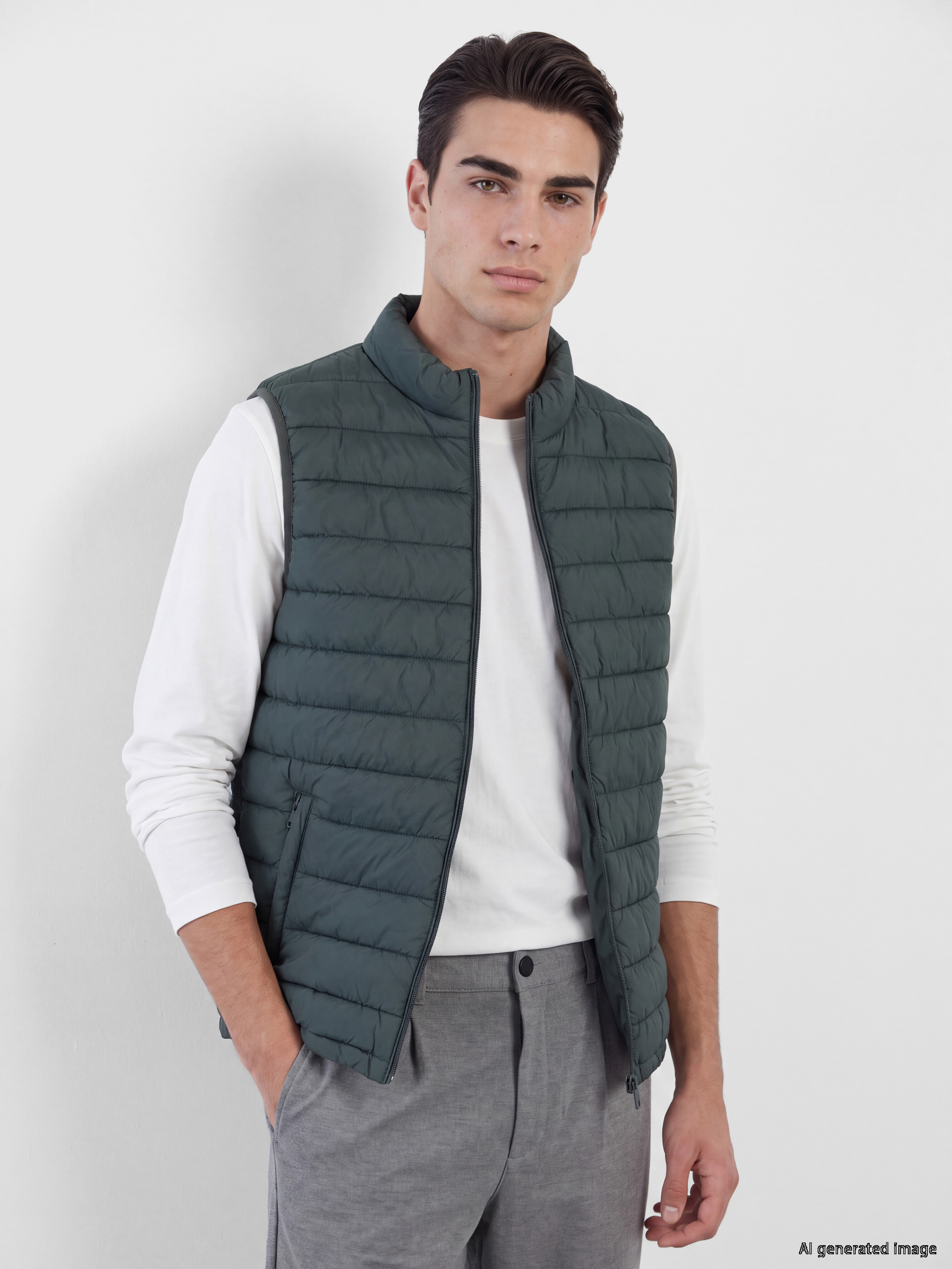 LCWAIKIKI Classic Regular Fit Dik Yaka Erkek Şişme Yelek