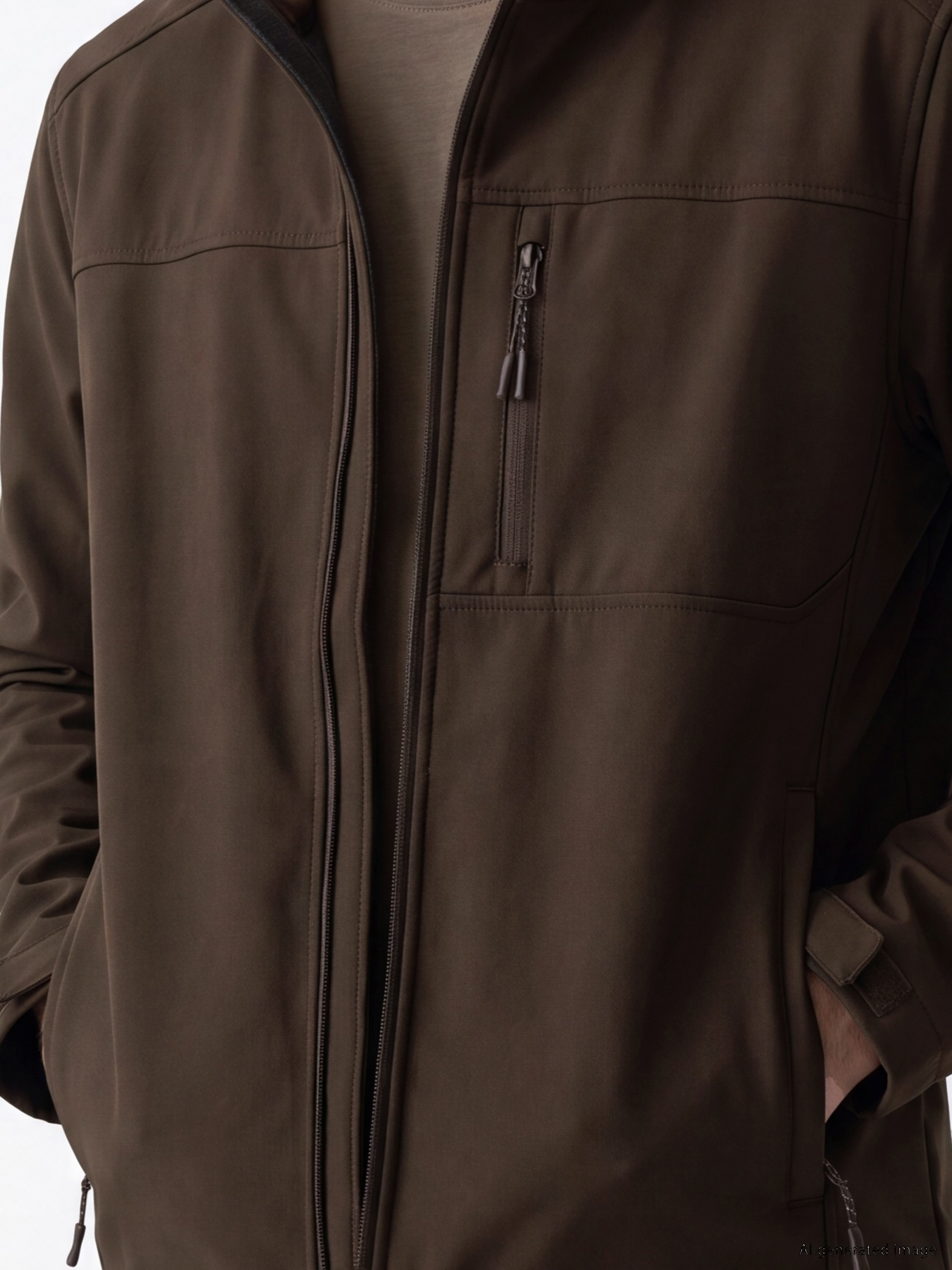 LCWAIKIKI Classic Regular Fit Kapüşonlu Erkek Ceket görsel 3