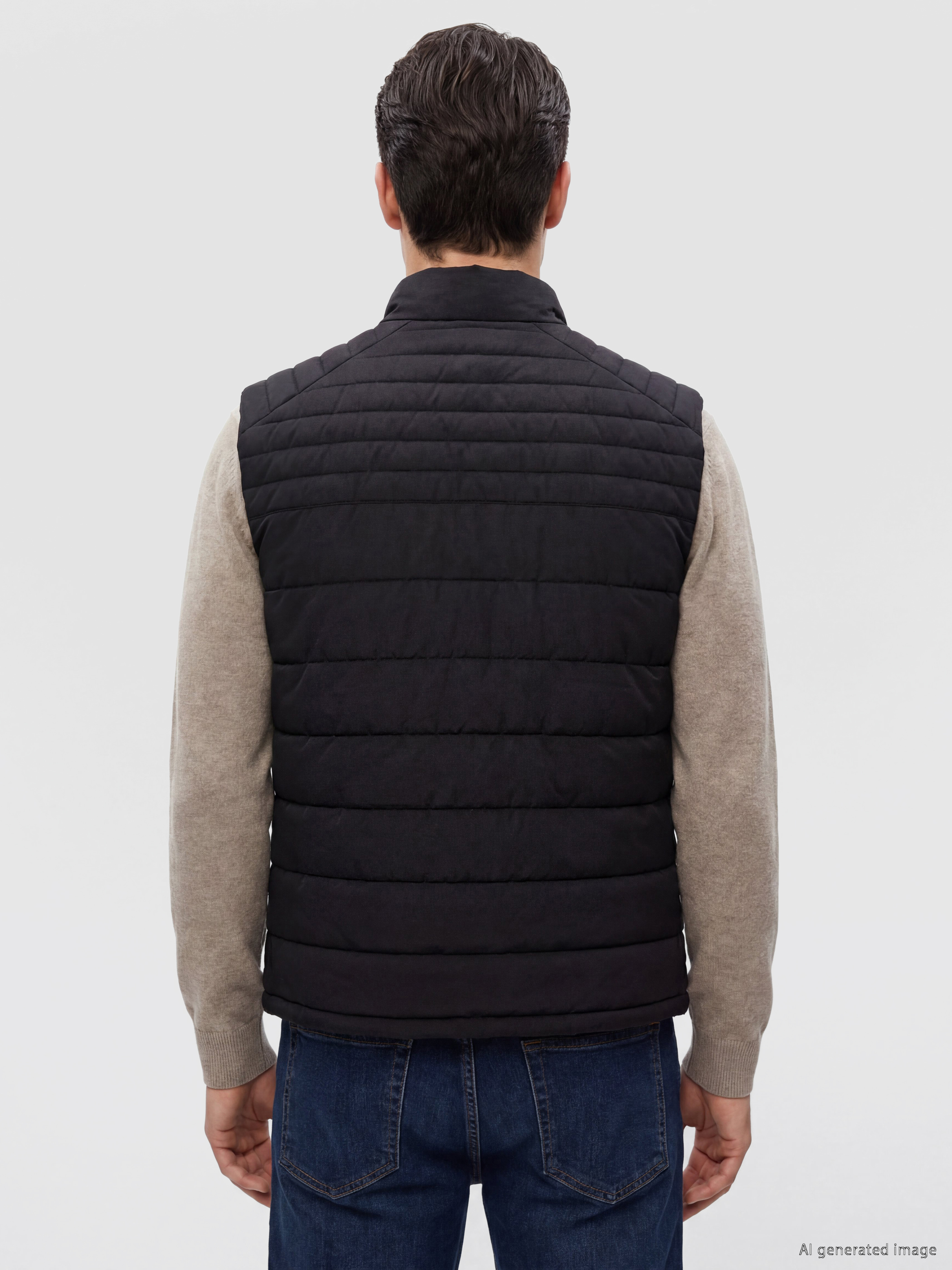 LCWAIKIKI Classic Regular Fit Dik Yaka Erkek Şişme Yelek görsel 4