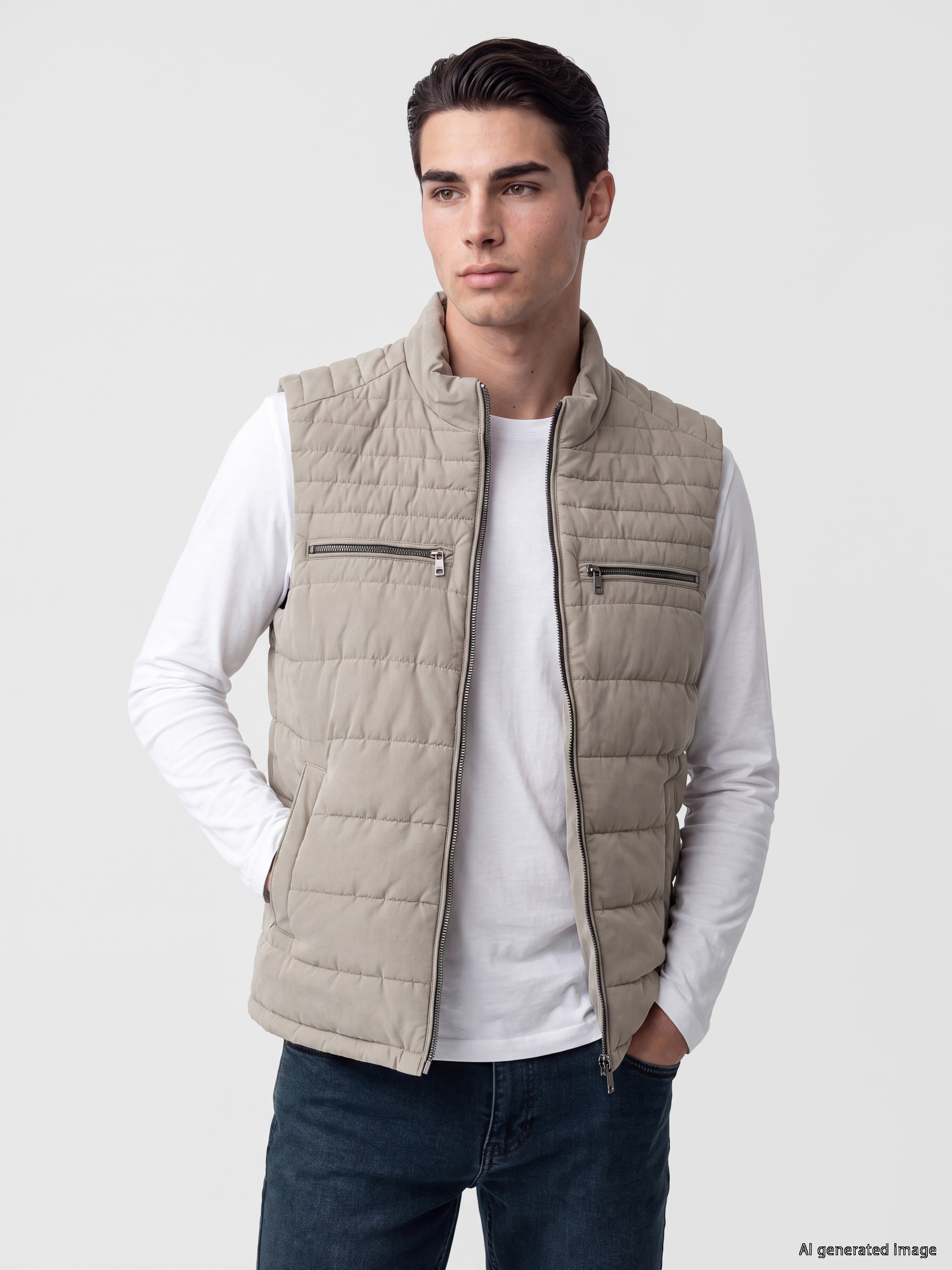 LCWAIKIKI Classic Regular Fit Dik Yaka Erkek Şişme Yelek