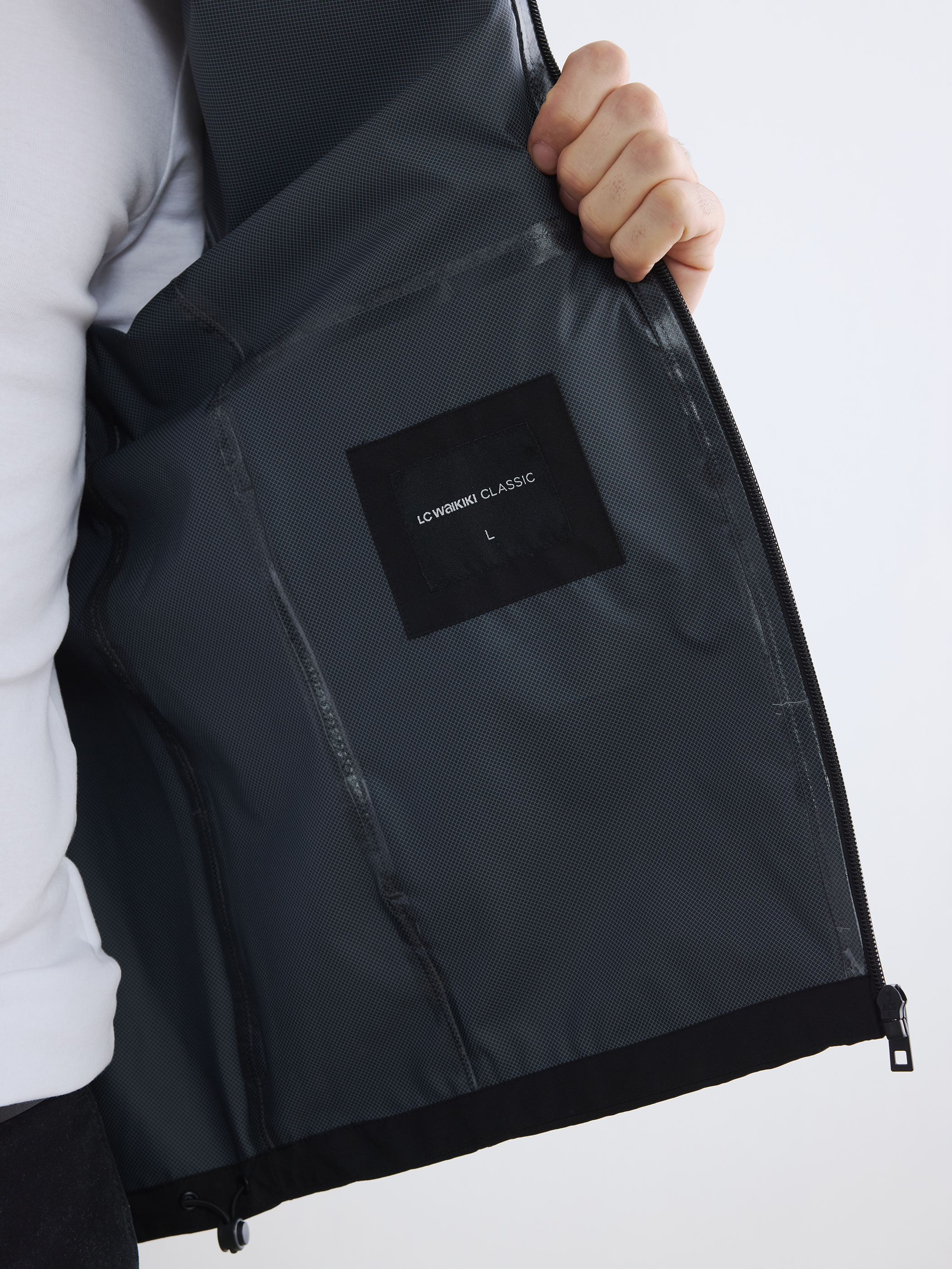 LCWAIKIKI Classic Regular Fit Kapüşonlu Erkek Yağmurluk görsel 4