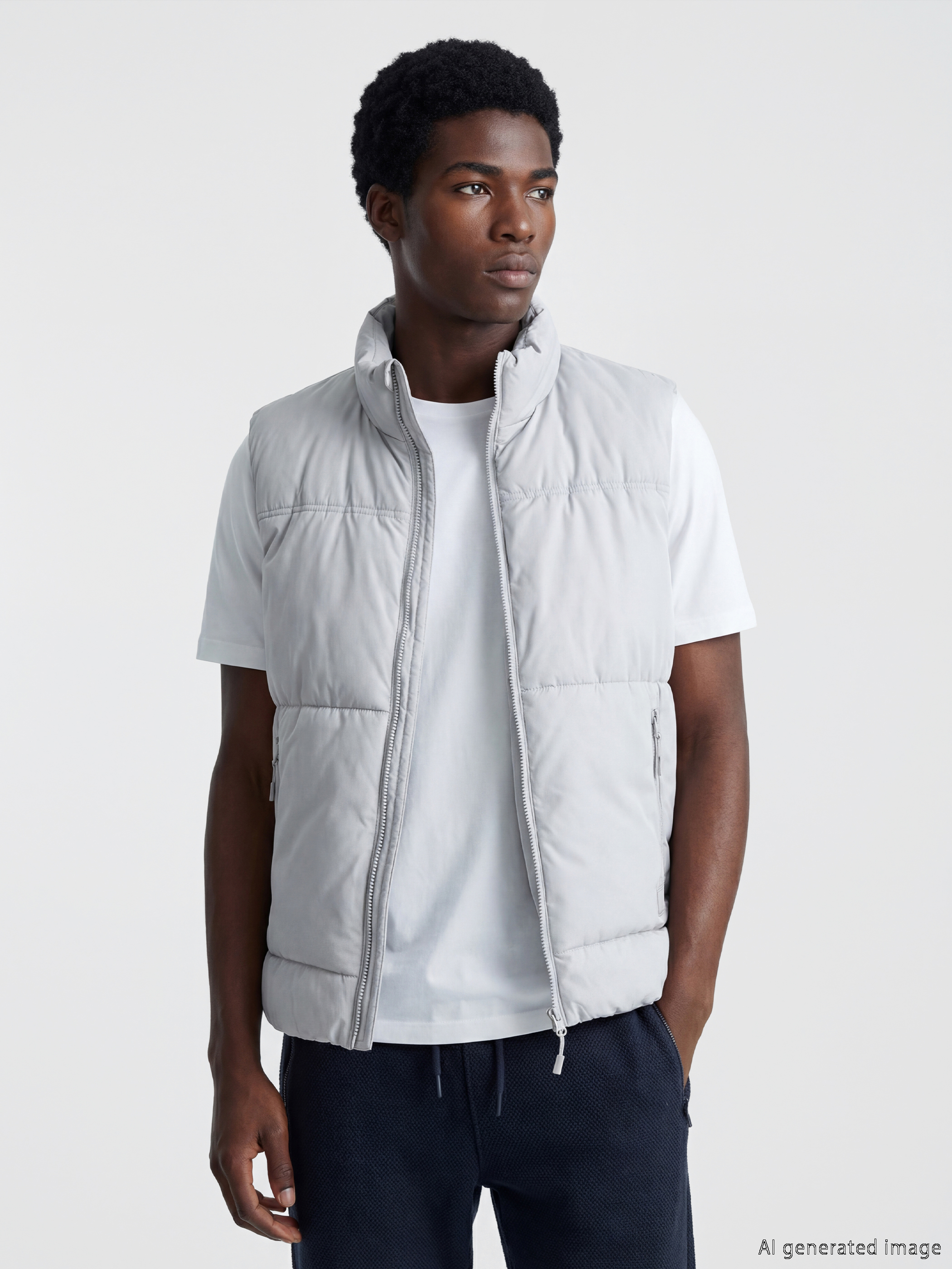 XSIDE Regular Fit Dik Yaka Erkek Şişme Yelek