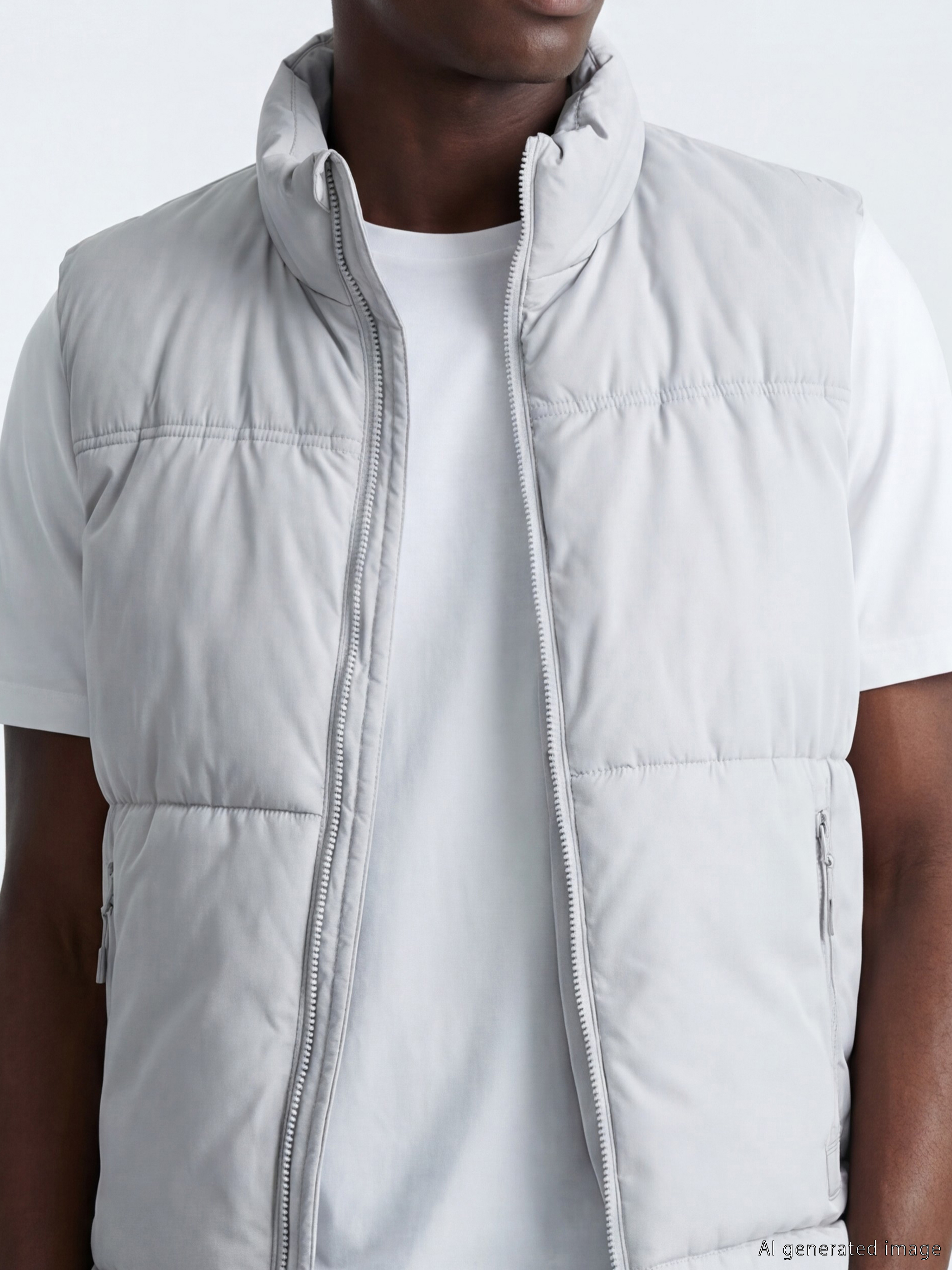 XSIDE Regular Fit Dik Yaka Erkek Şişme Yelek görsel 3