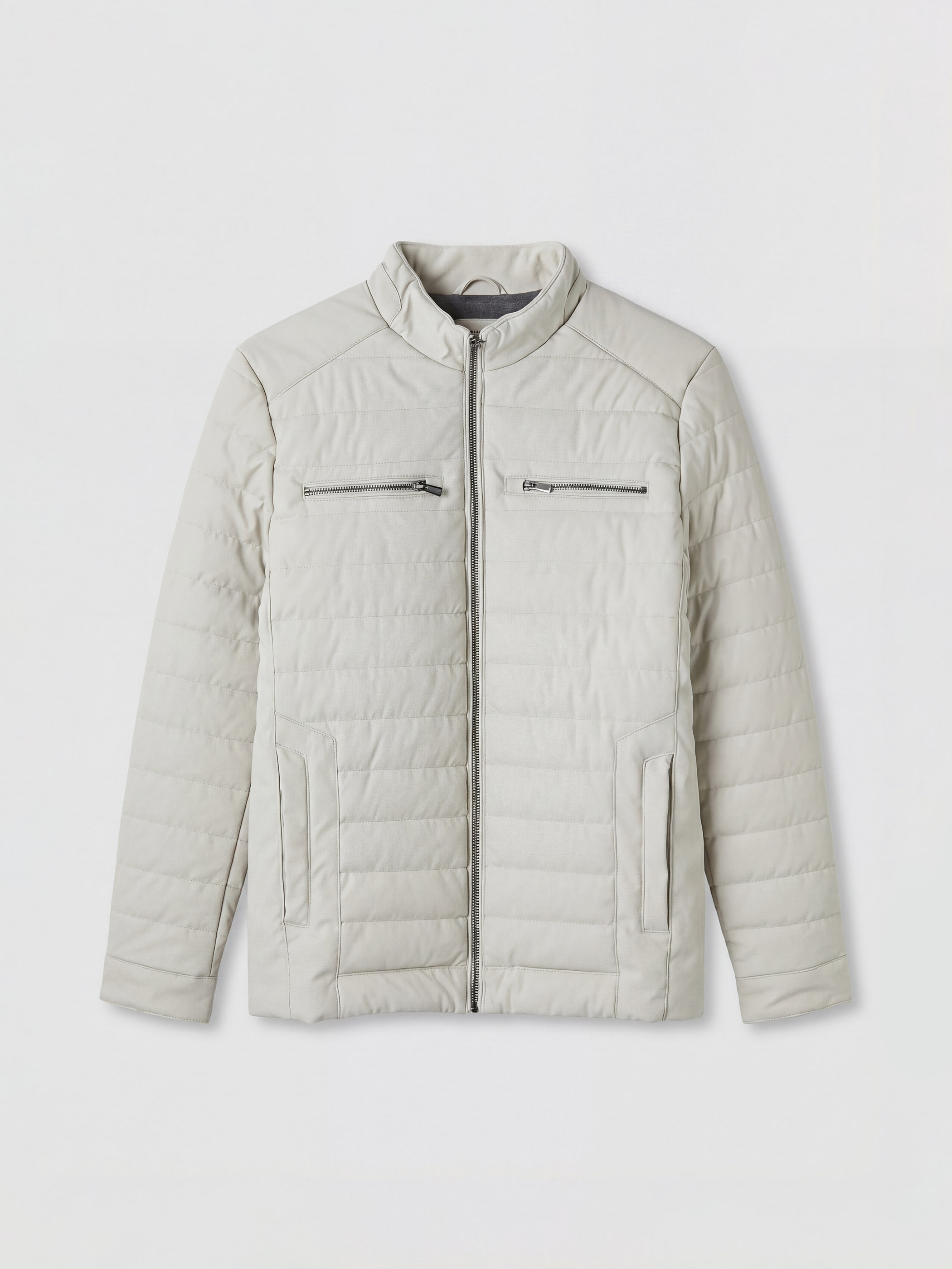 LCWAIKIKI Classic Regular Fit Dik Yaka Erkek Deri Görünümlü Mont görsel 6
