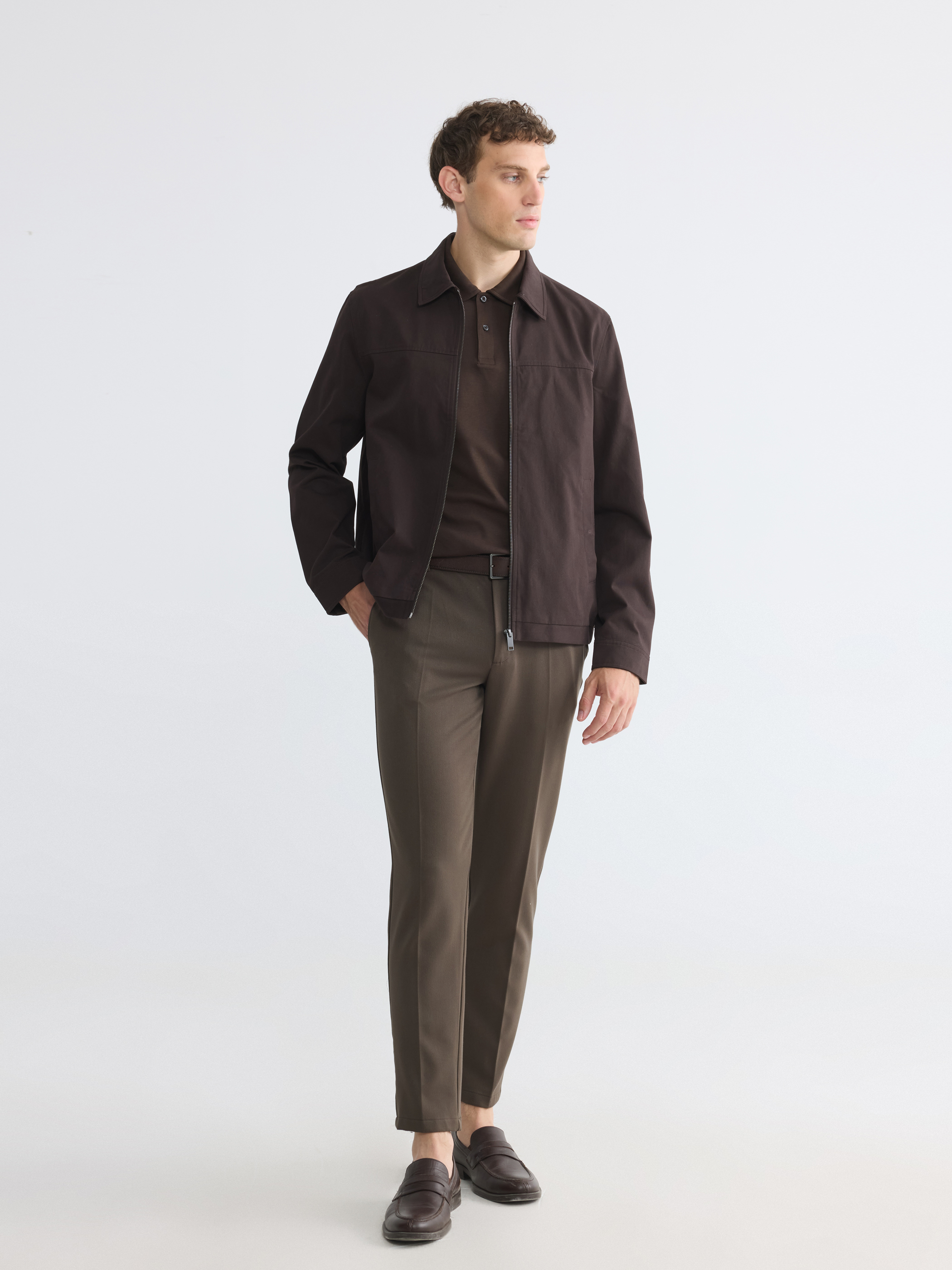 LCWAIKIKI Classic Regular Fit Gömlek Yaka Erkek Ceket görsel 2