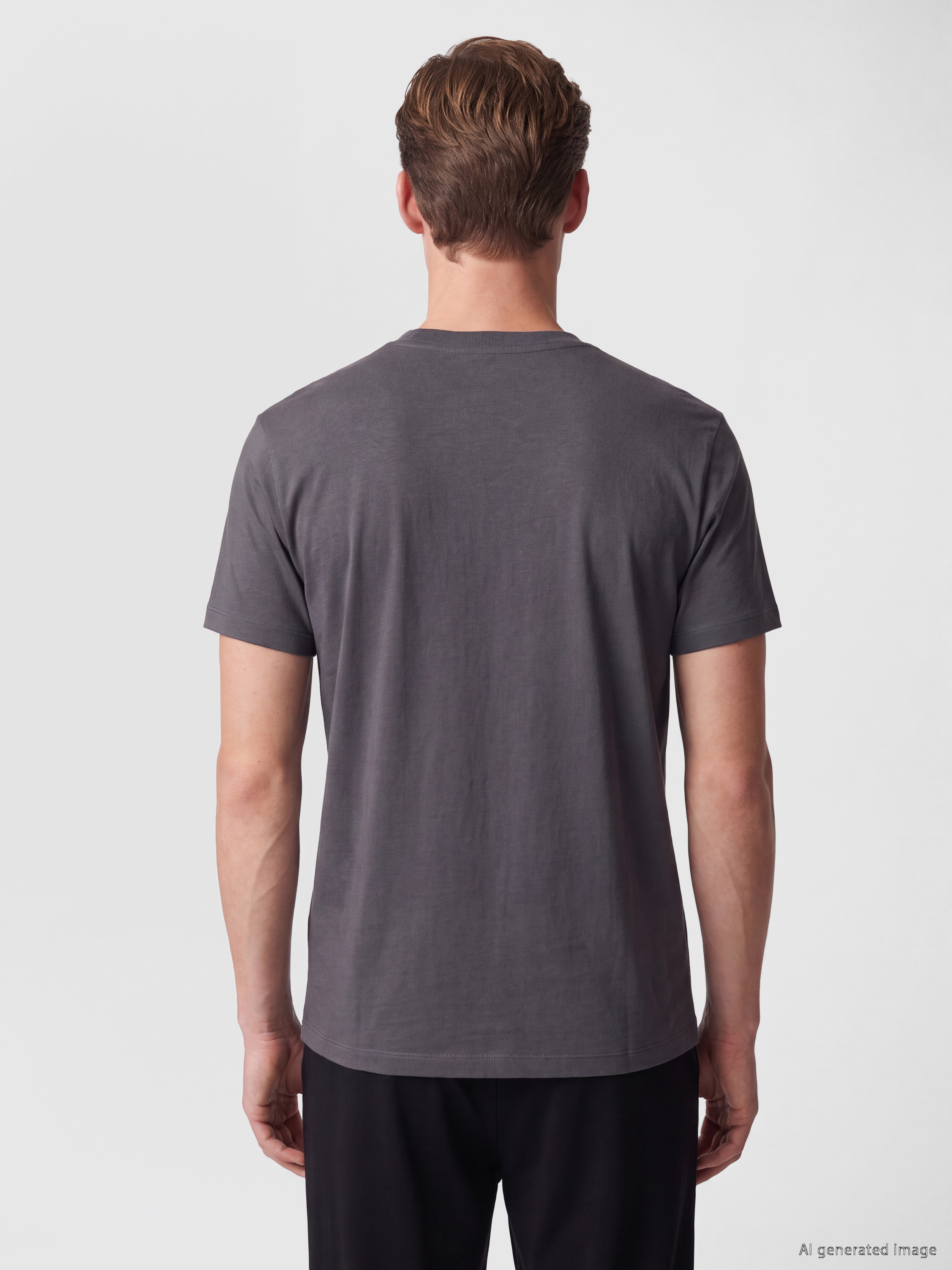 LC WAIKIKI Slim Fit Kalın Kumaş Tişört /02 görsel 4