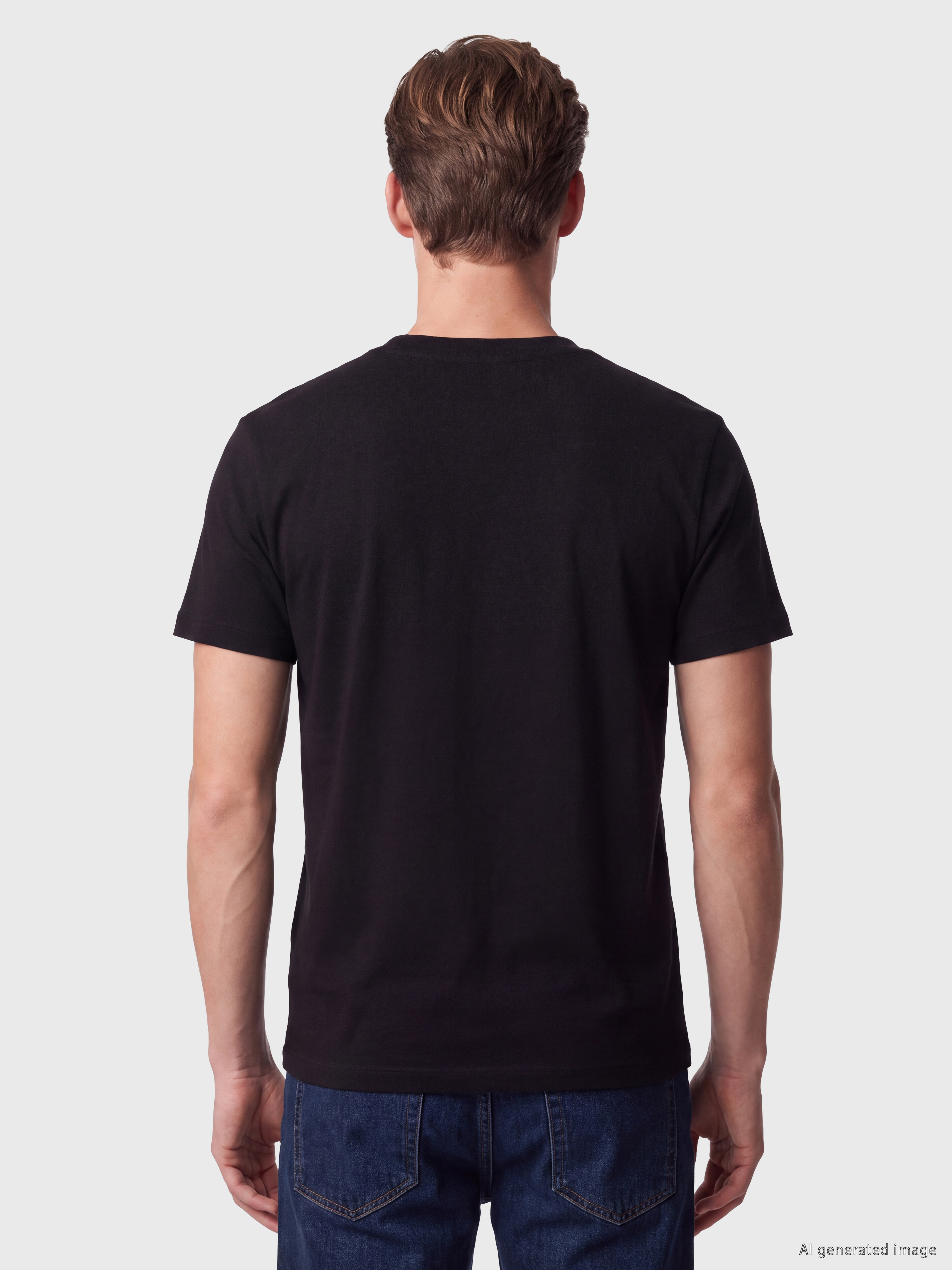 LC WAIKIKI Slim Fit Kalın Kumaş Tişört /02 görsel 4