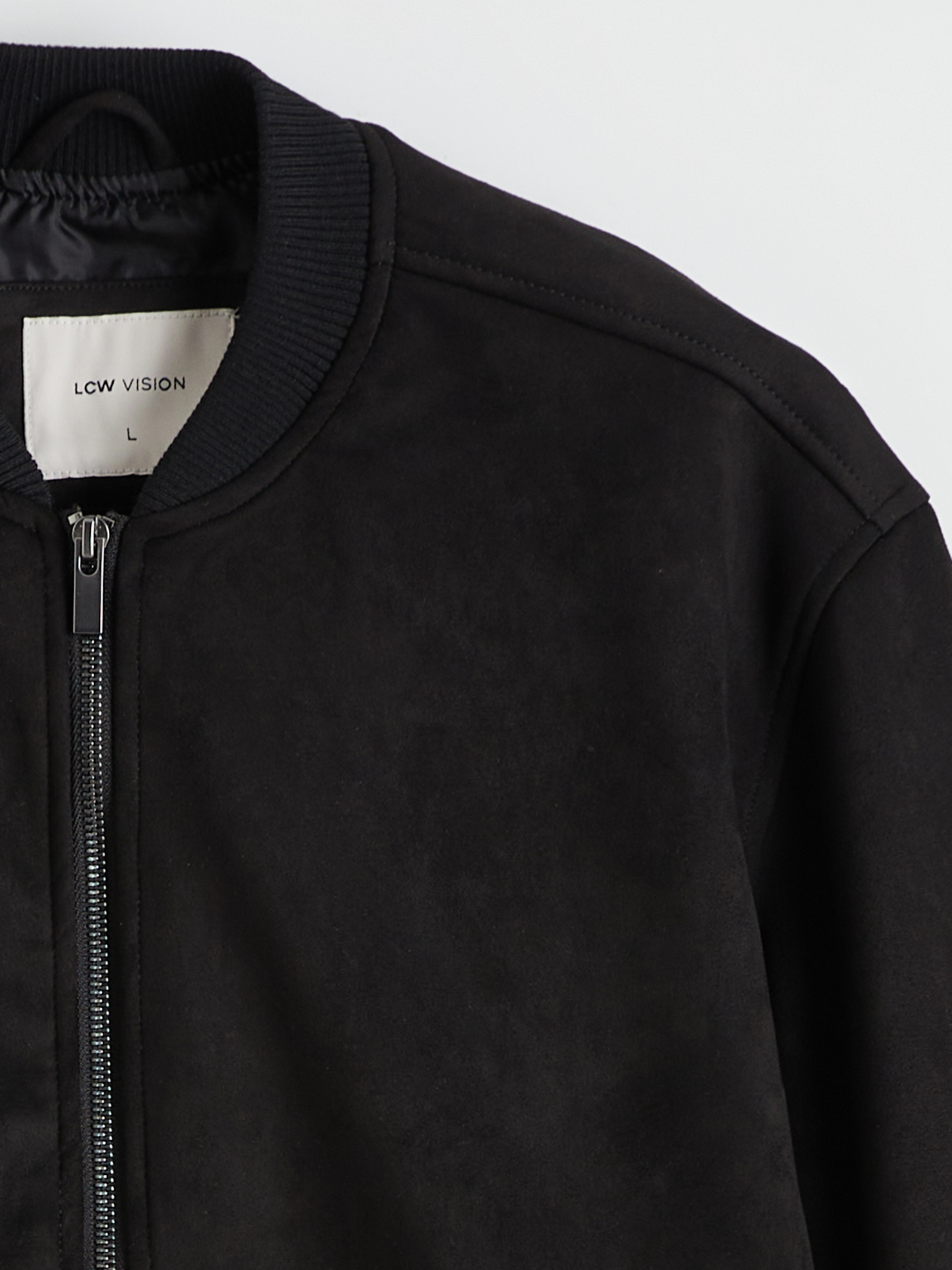 LCW Vision Erkek Süet Görünümlü Bomber Ceket görsel 7