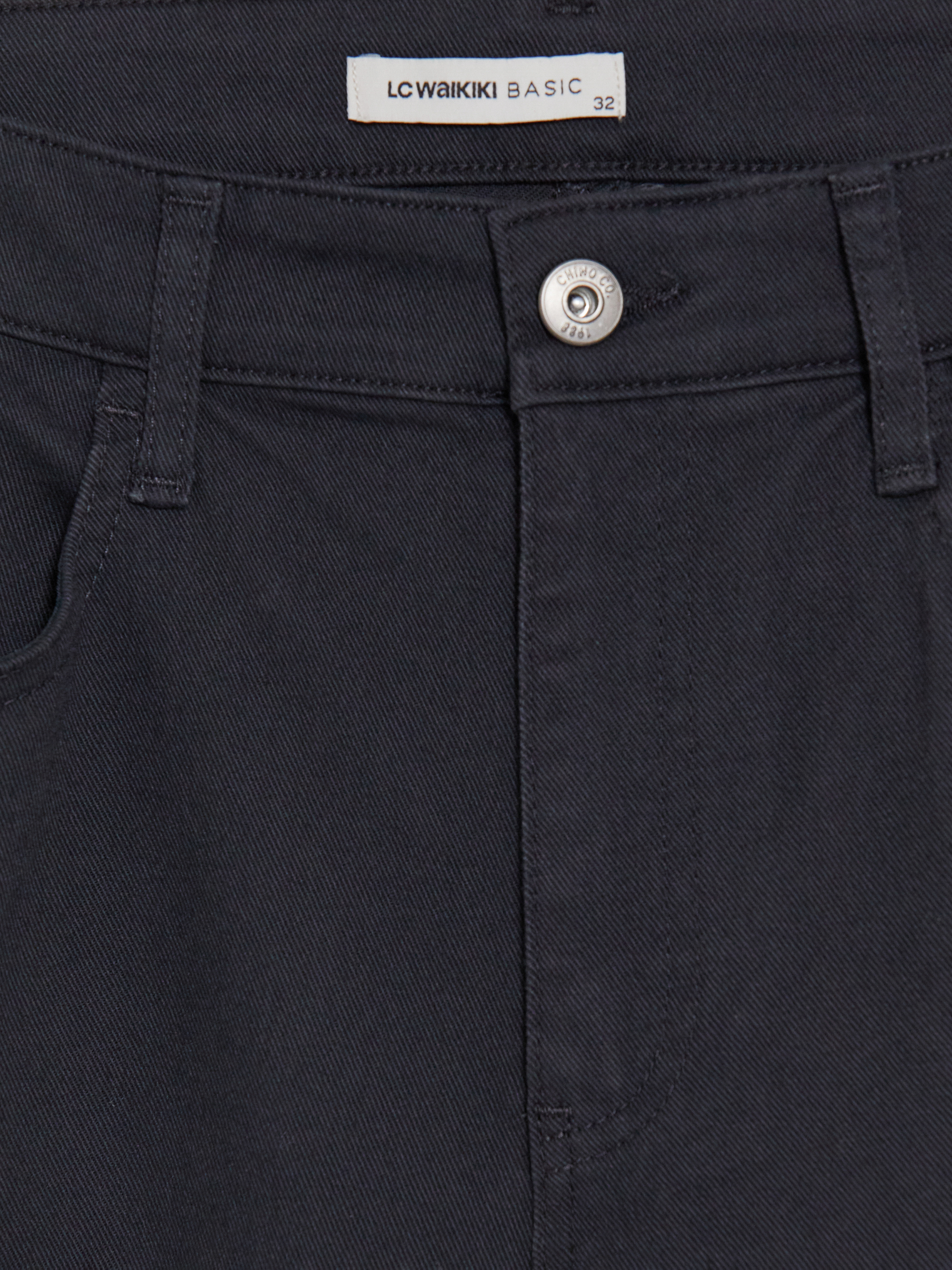 LCWAIKIKI Classic Slim Fit Gabardin Erkek Chino Pantolon görsel 6