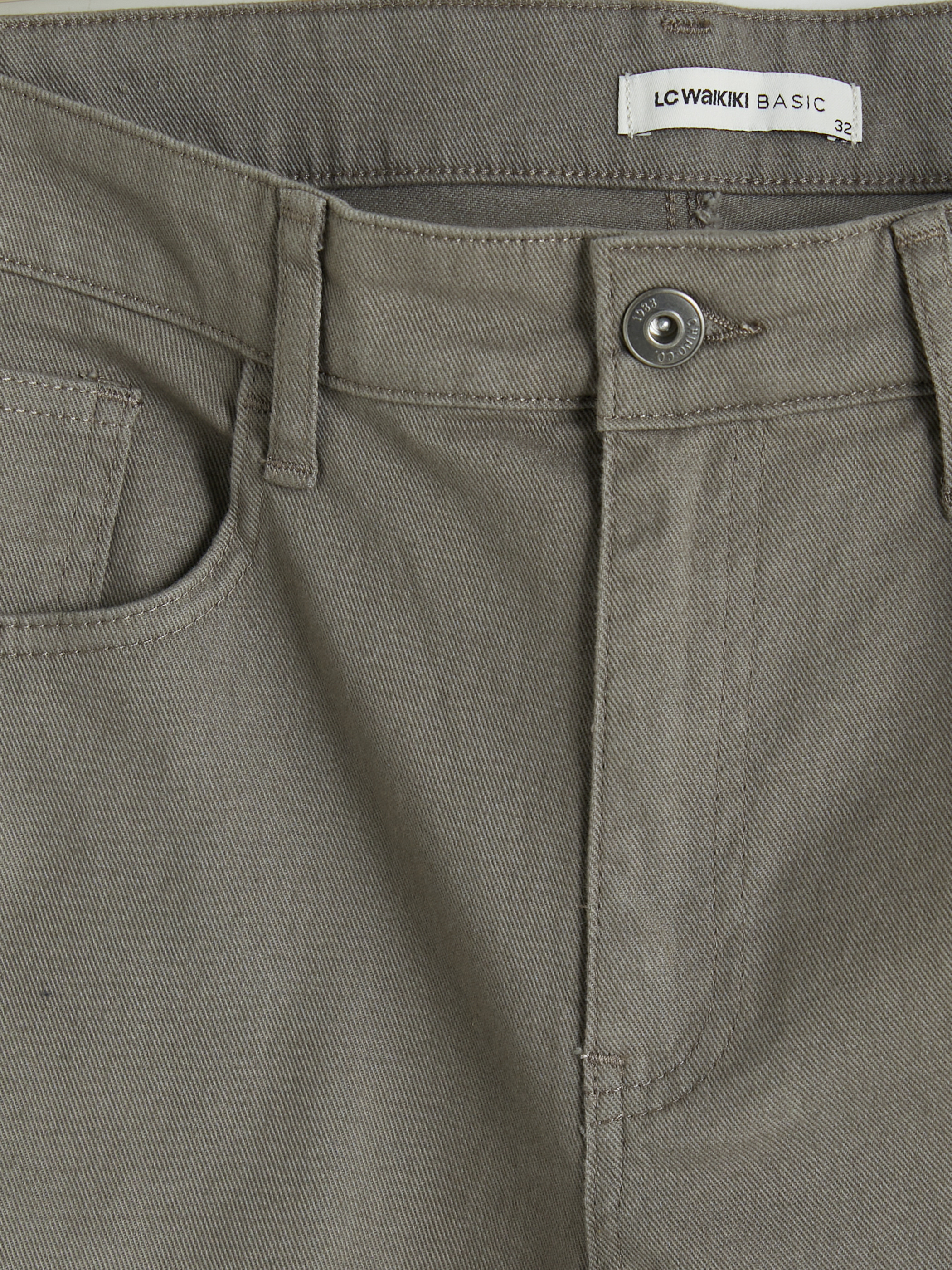 LCWAIKIKI Classic Slim Fit Erkek Chino Pantolon görsel 6