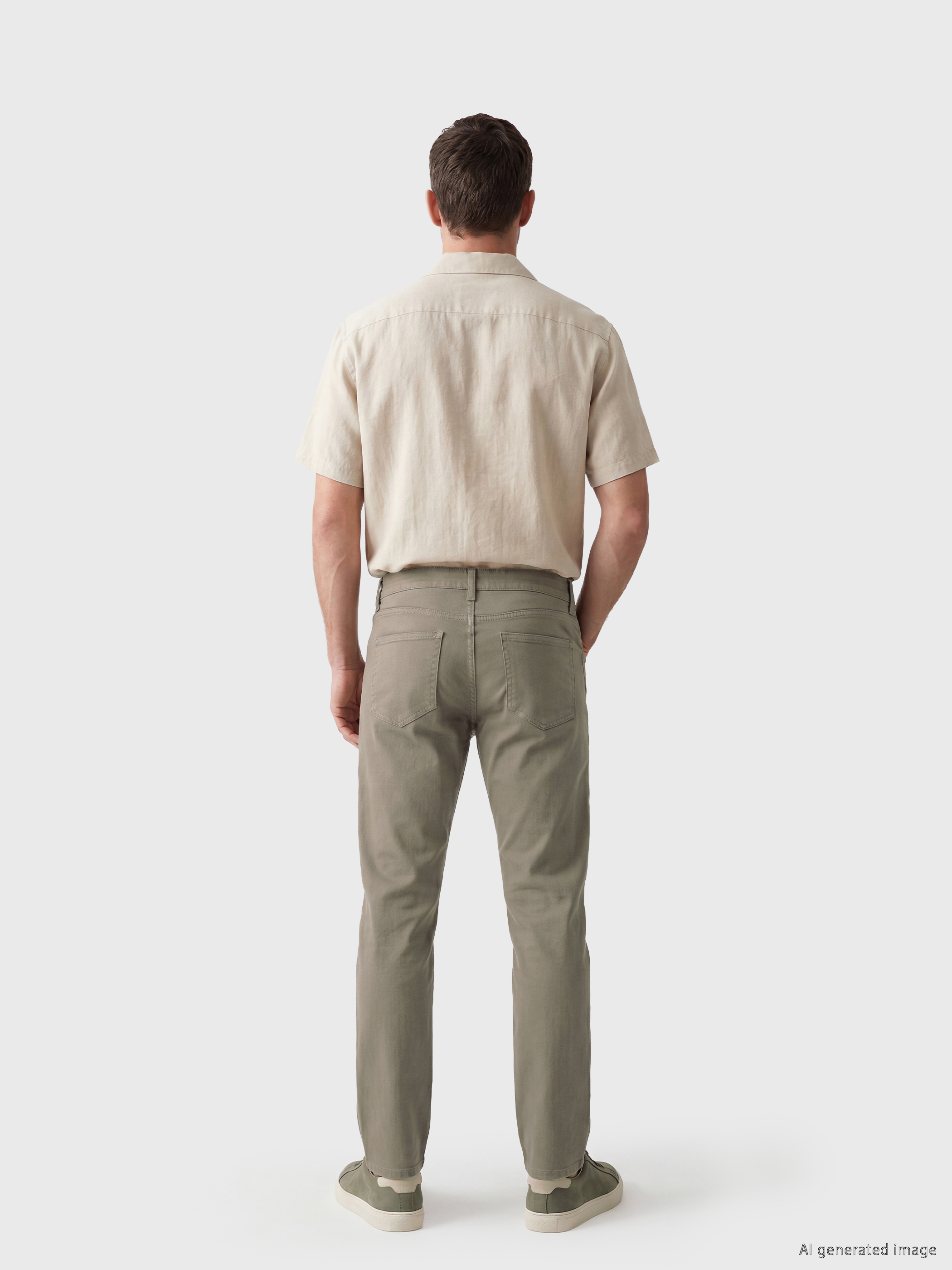 LCWAIKIKI Classic Slim Fit Erkek Chino Pantolon görsel 3