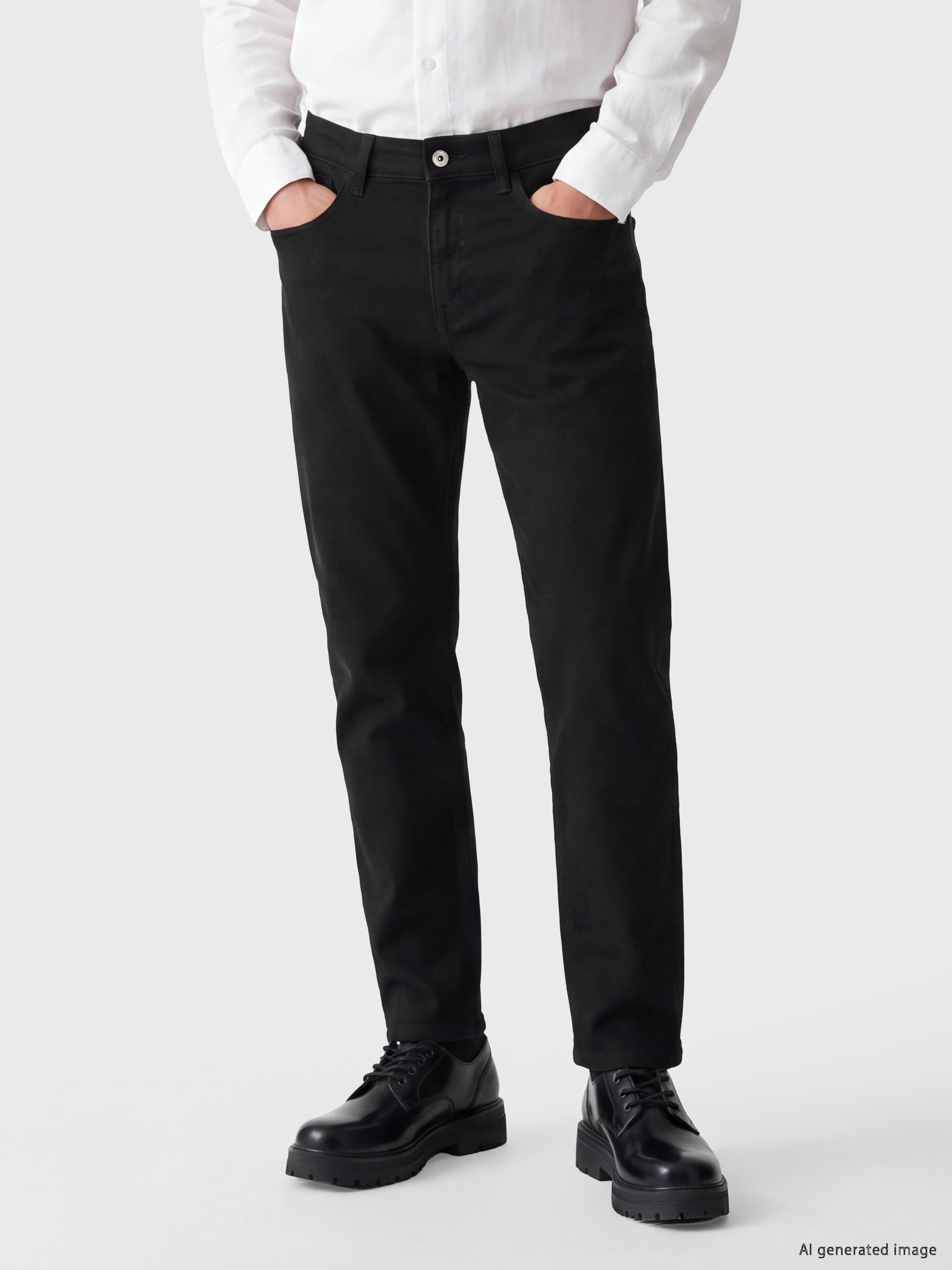LCWAIKIKI Classic Slim Fit Gabardin Erkek Chino Pantolon görsel 2