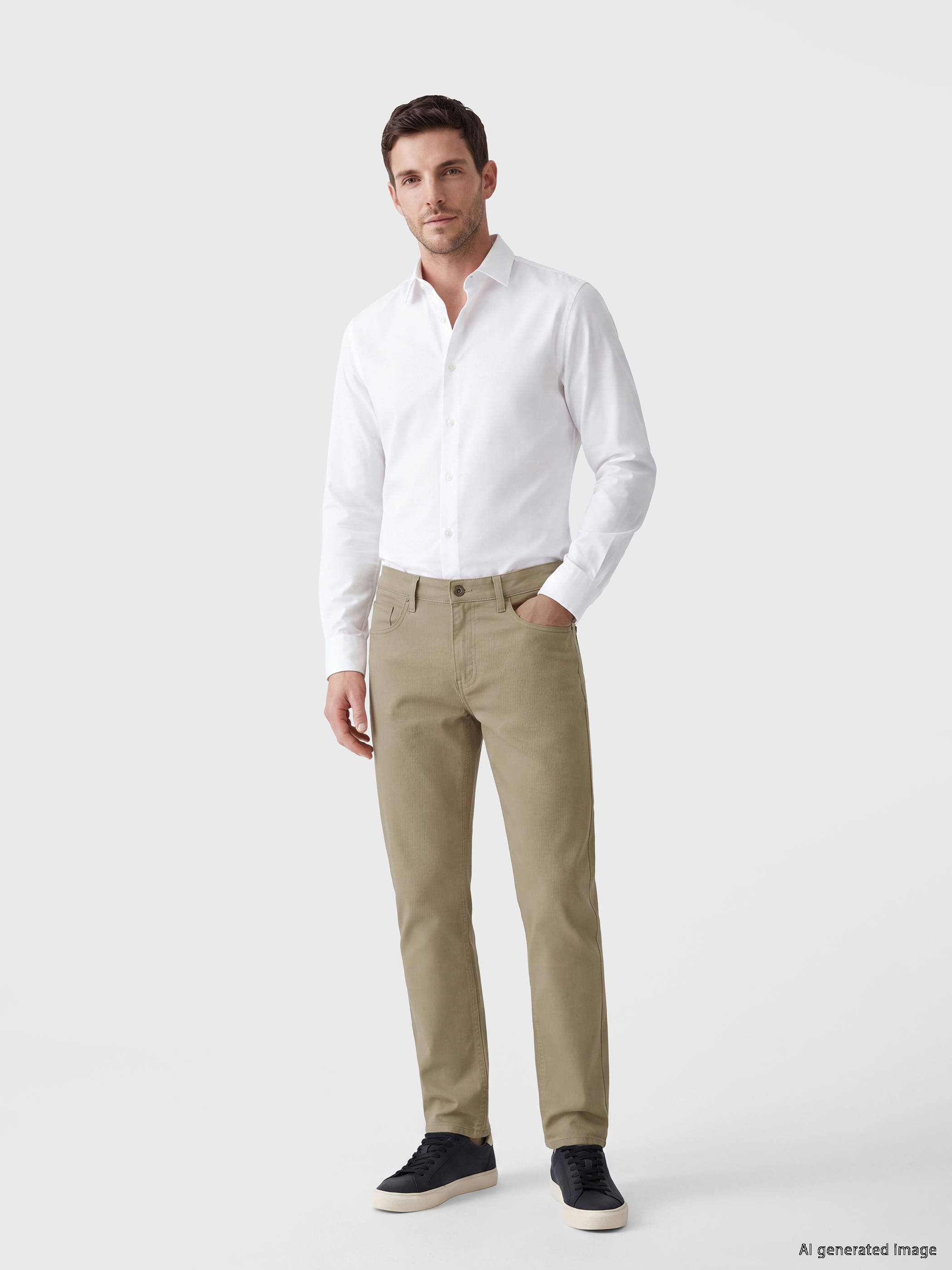 LCWAIKIKI Classic Slim Fit Gabardin Erkek Chino Pantolon