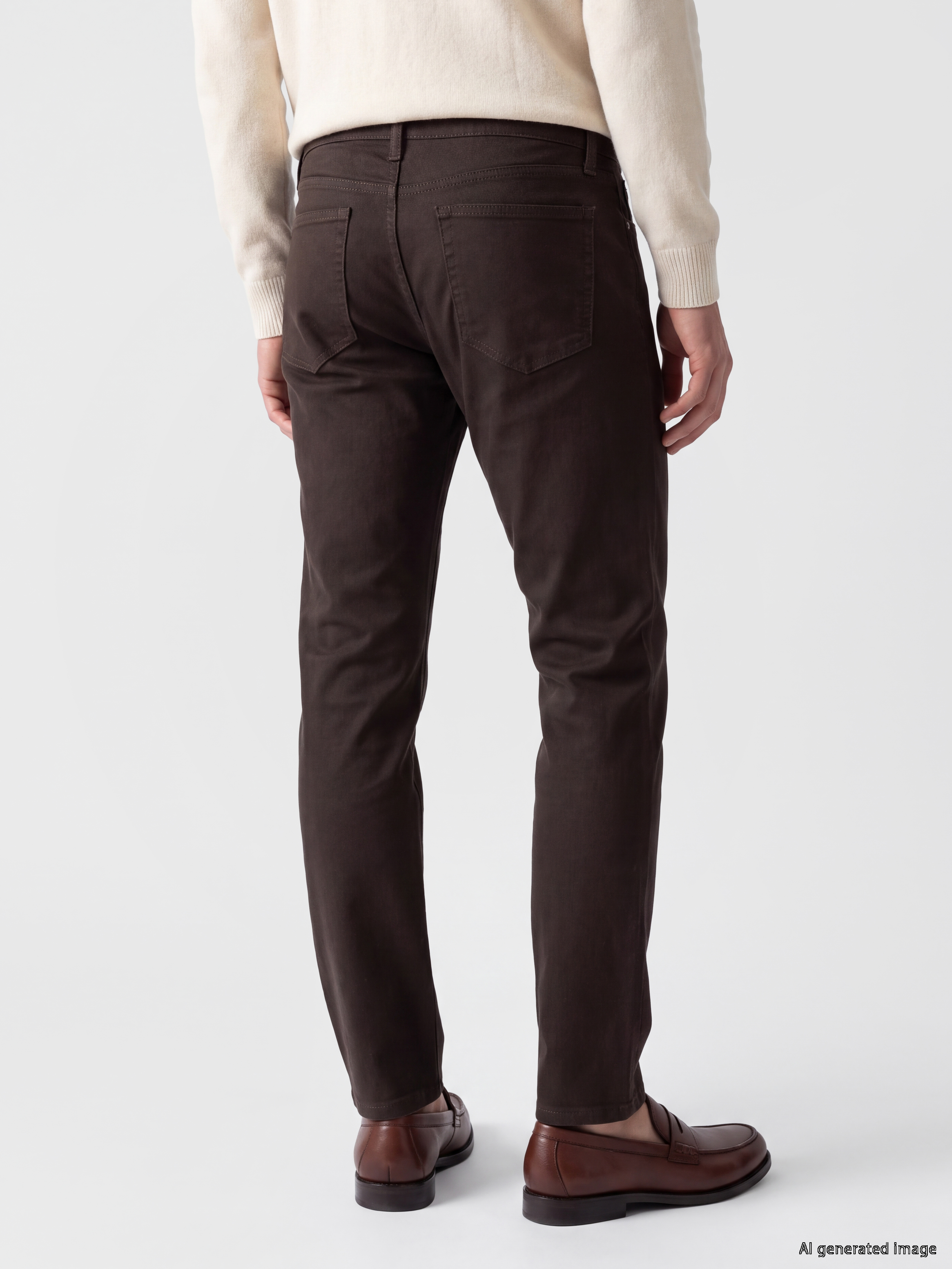 LCWAIKIKI Classic Slim Fit Gabardin Erkek Chino Pantolon görsel 4