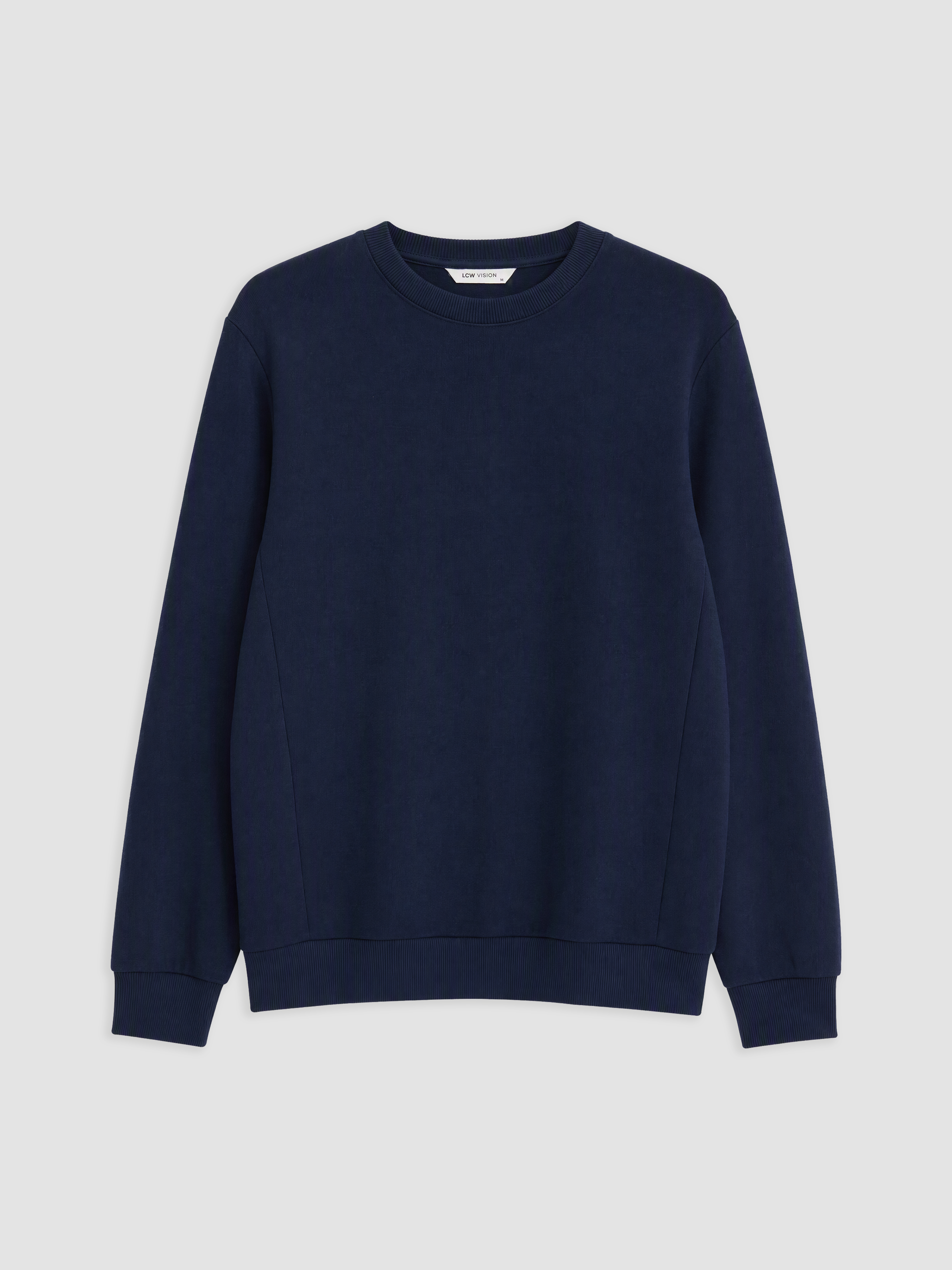 LCW Vision Bisiklet Yaka Erkek Kalın Sweatshirt görsel 4