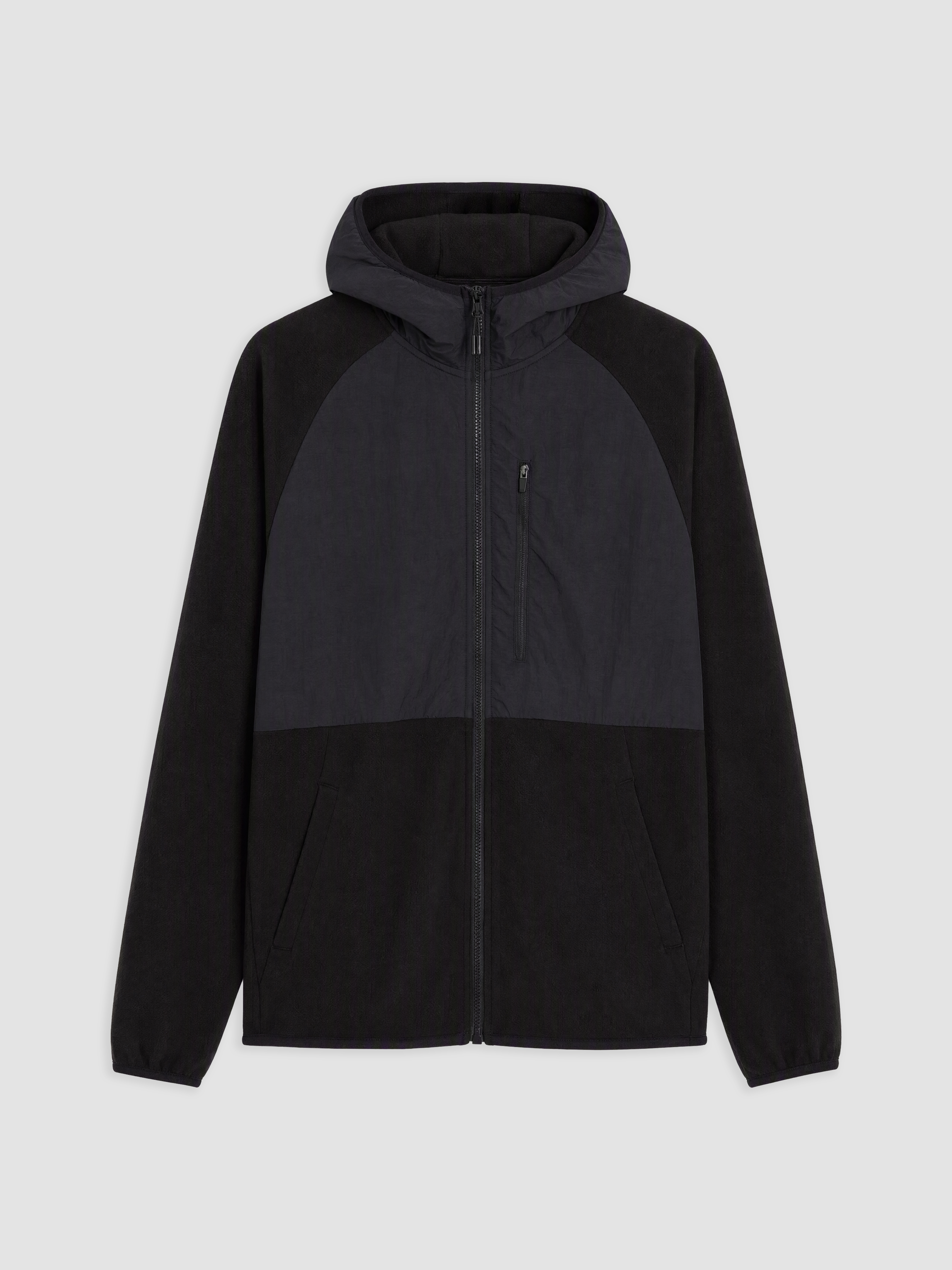 XSIDE ACTIVE Kapüşonlu Erkek Polar Fermuarlı Sweatshirt görsel 5