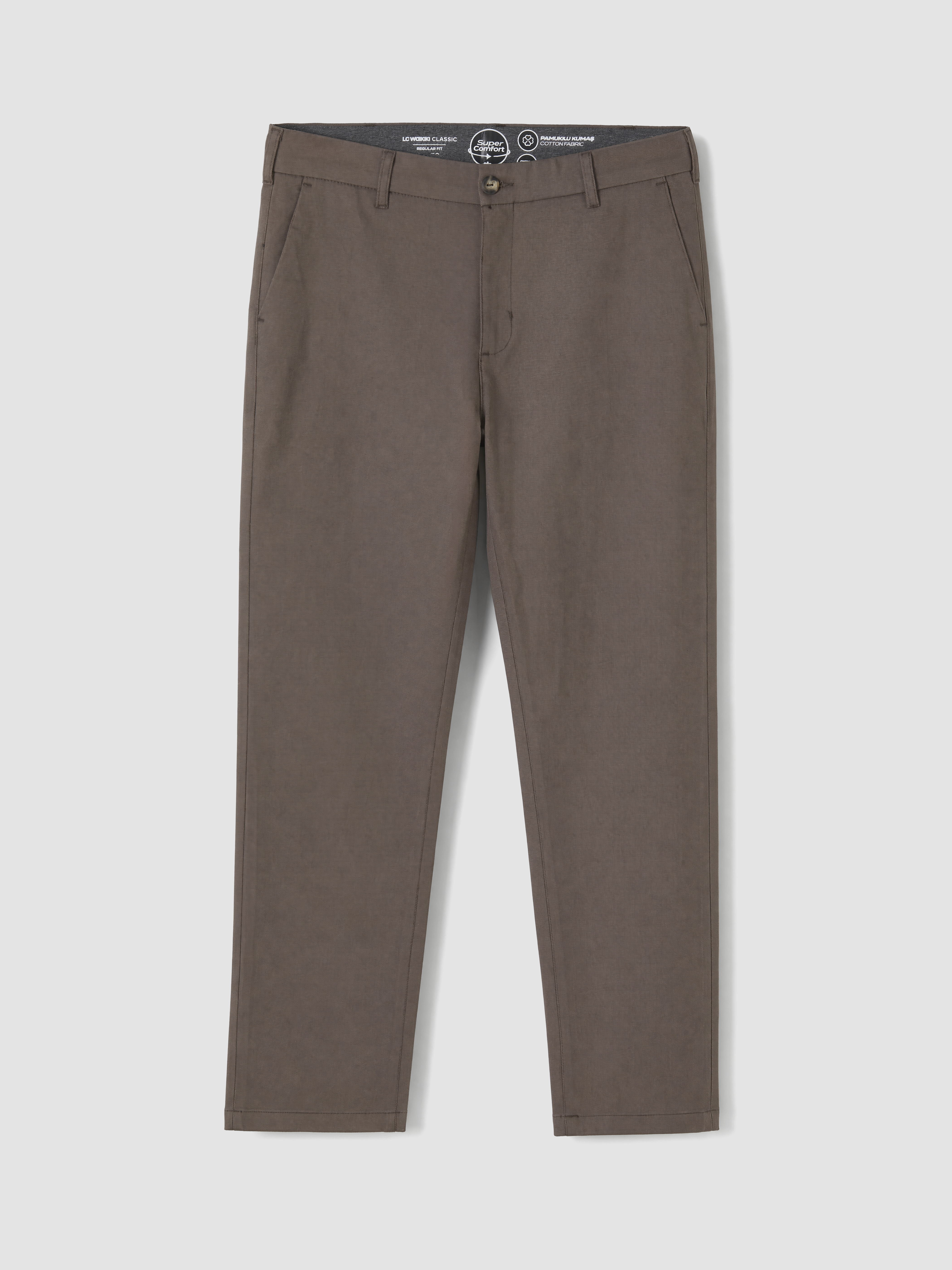 LCWAIKIKI Classic Regular Fit Gabardin Erkek Chino Pantolon görsel 6