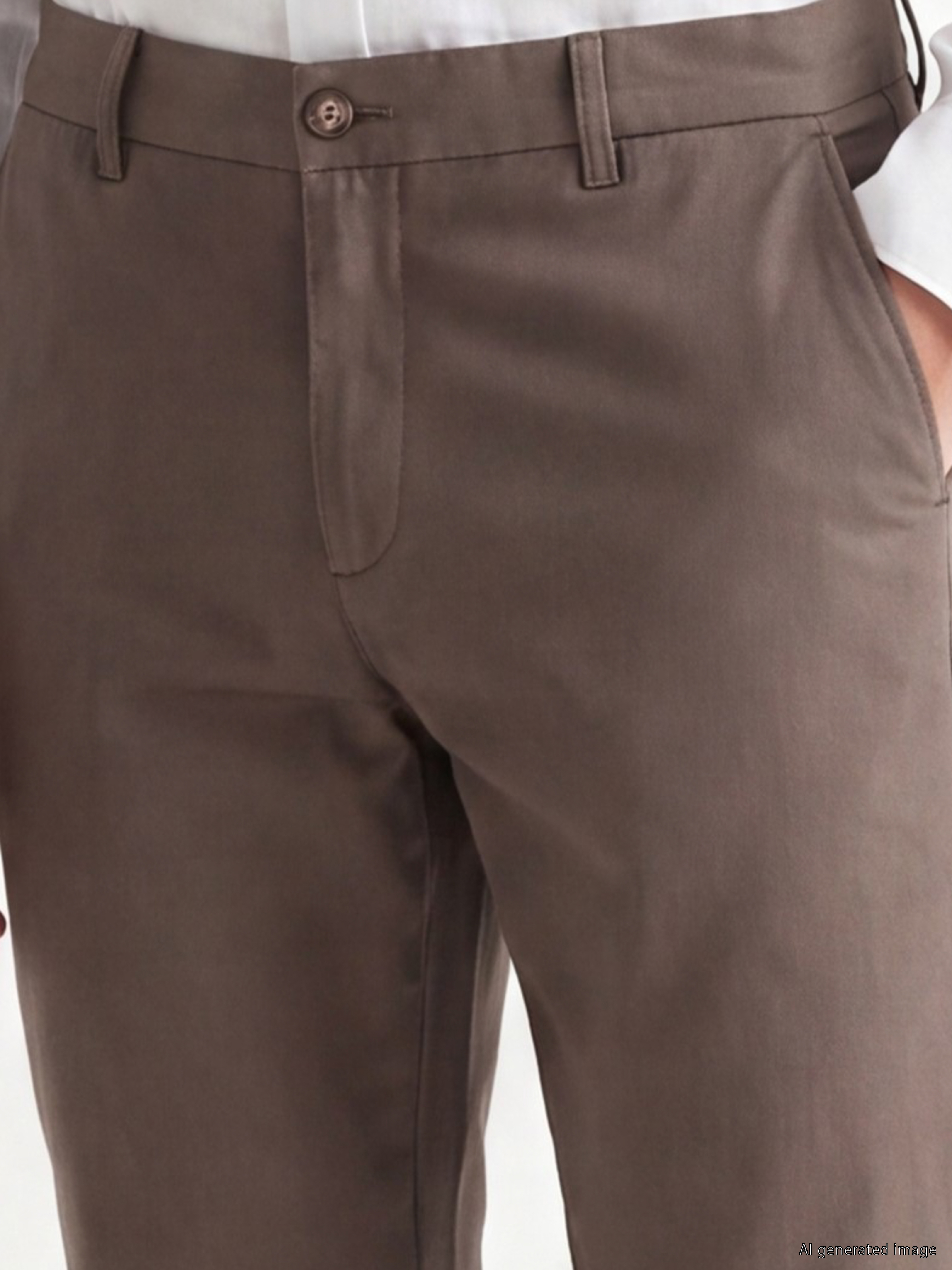 LCWAIKIKI Classic Regular Fit Gabardin Erkek Chino Pantolon görsel 4