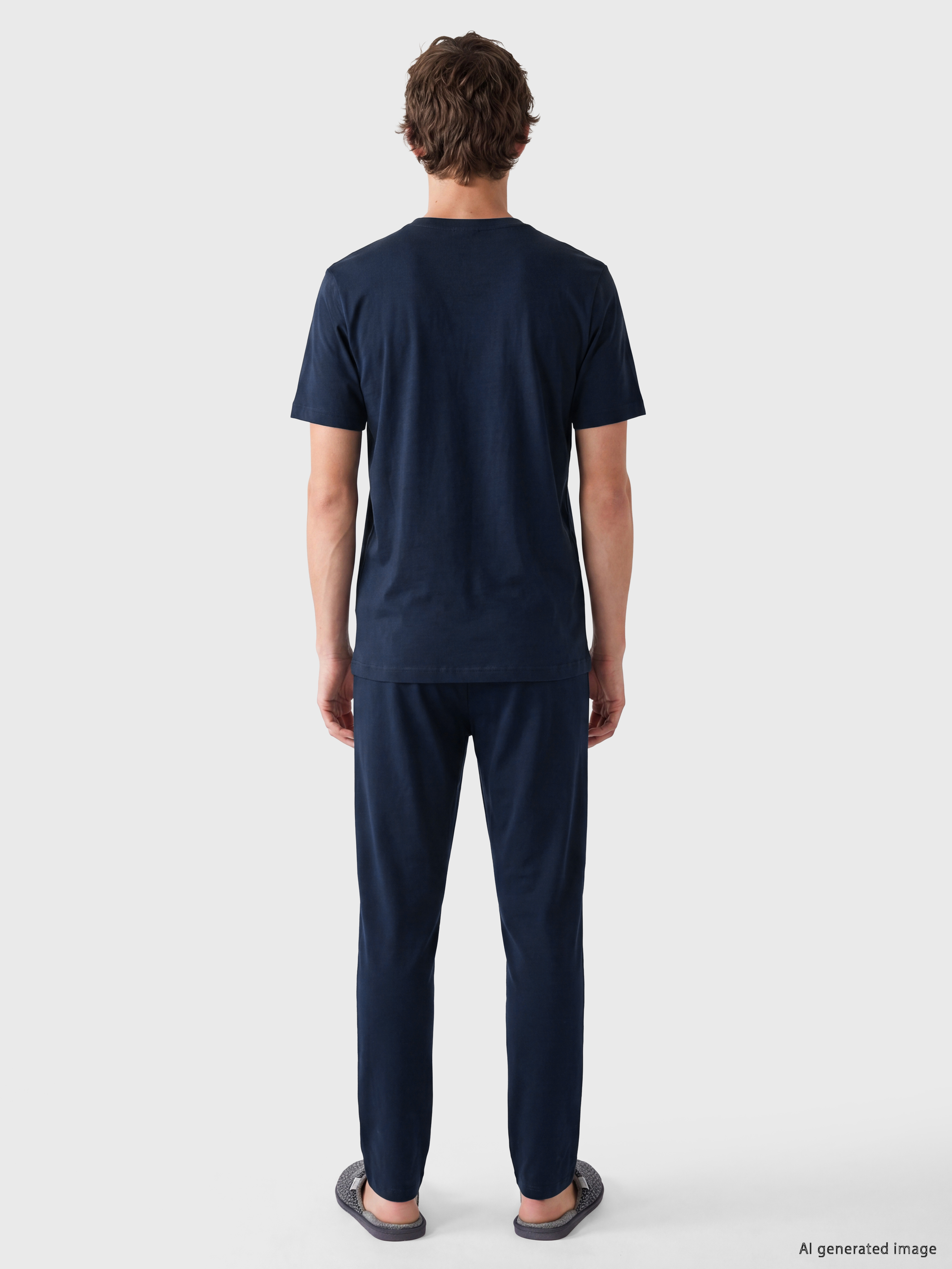 LC WAIKIKI Erkek Kısa Kollu Pijama Takımı görsel 4