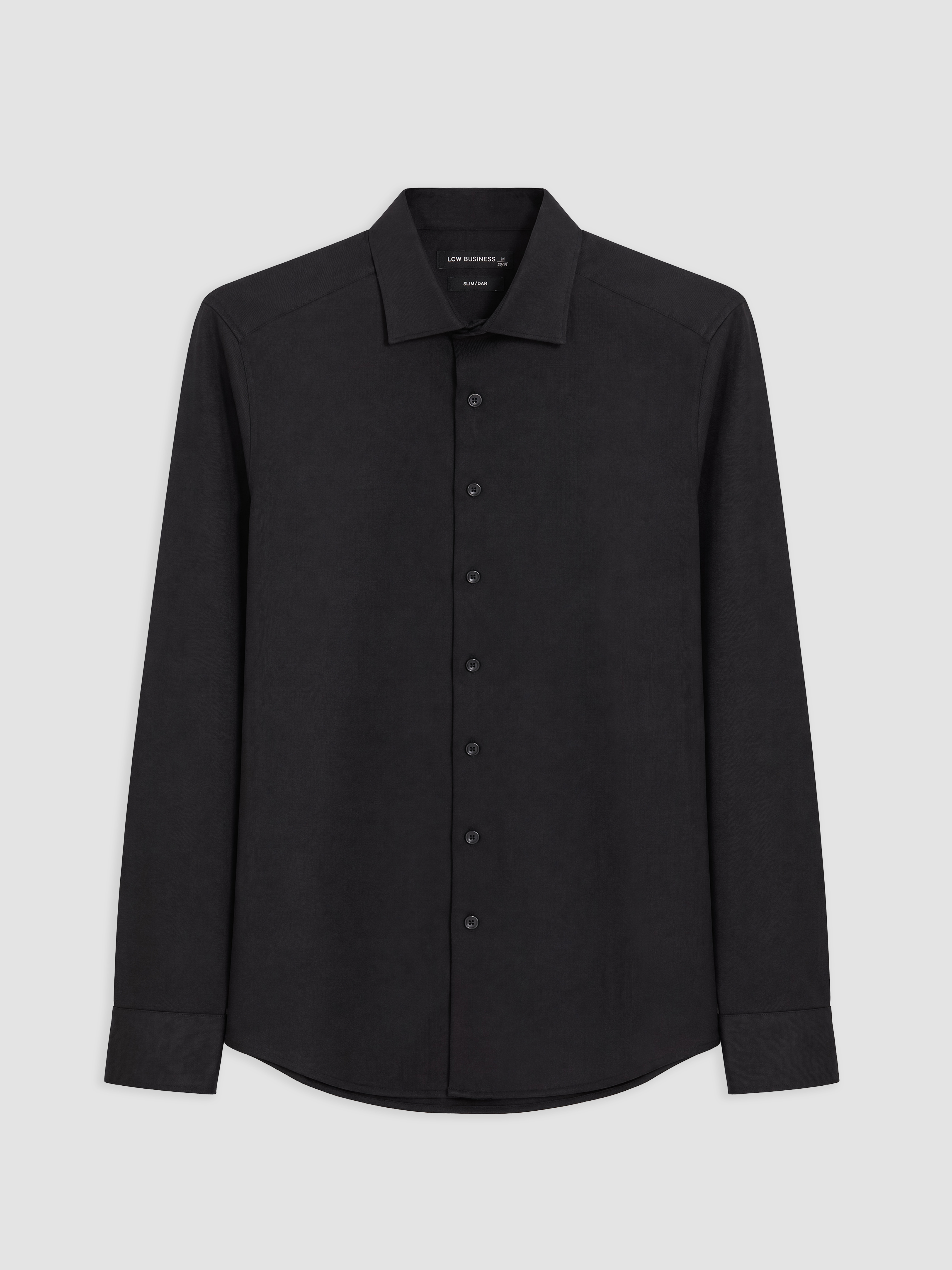LCW BUSINESS Slim Fit Armürlü Erkek Gömlek görsel 5