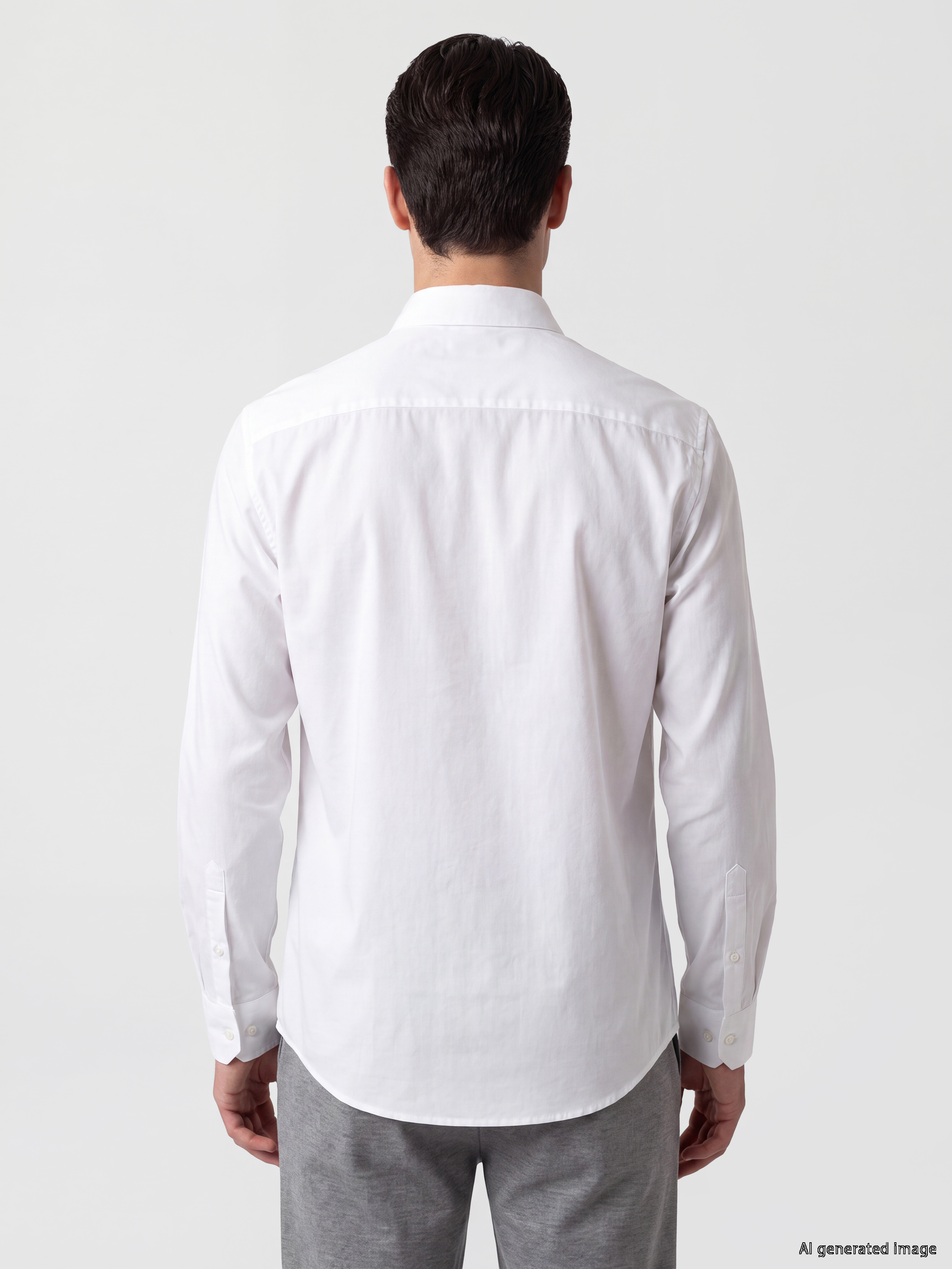 LCW BUSINESS Slim Fit Armürlü Erkek Gömlek görsel 4
