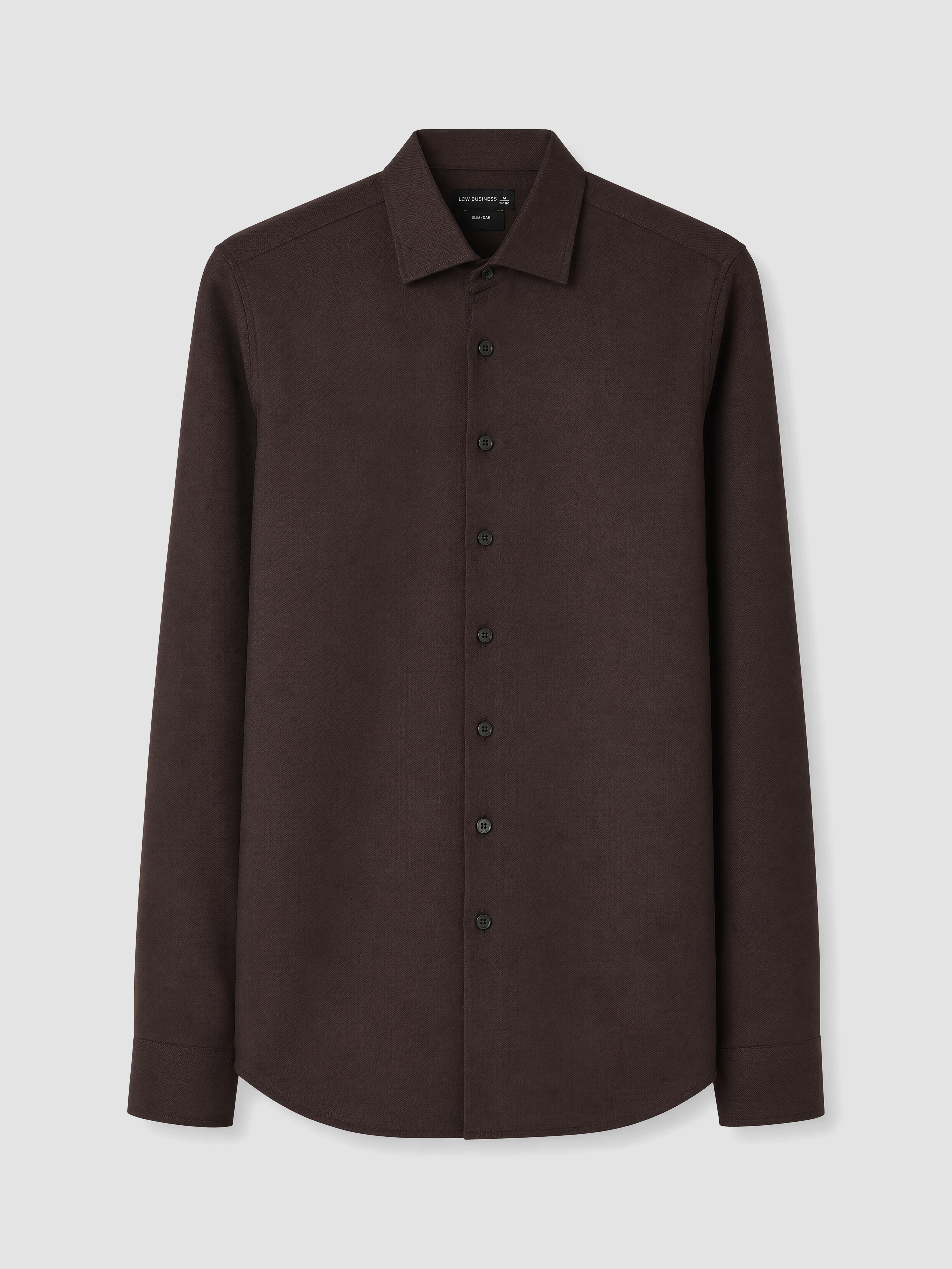 LCW BUSINESS Slim Fit Armürlü Erkek Gömlek görsel 4