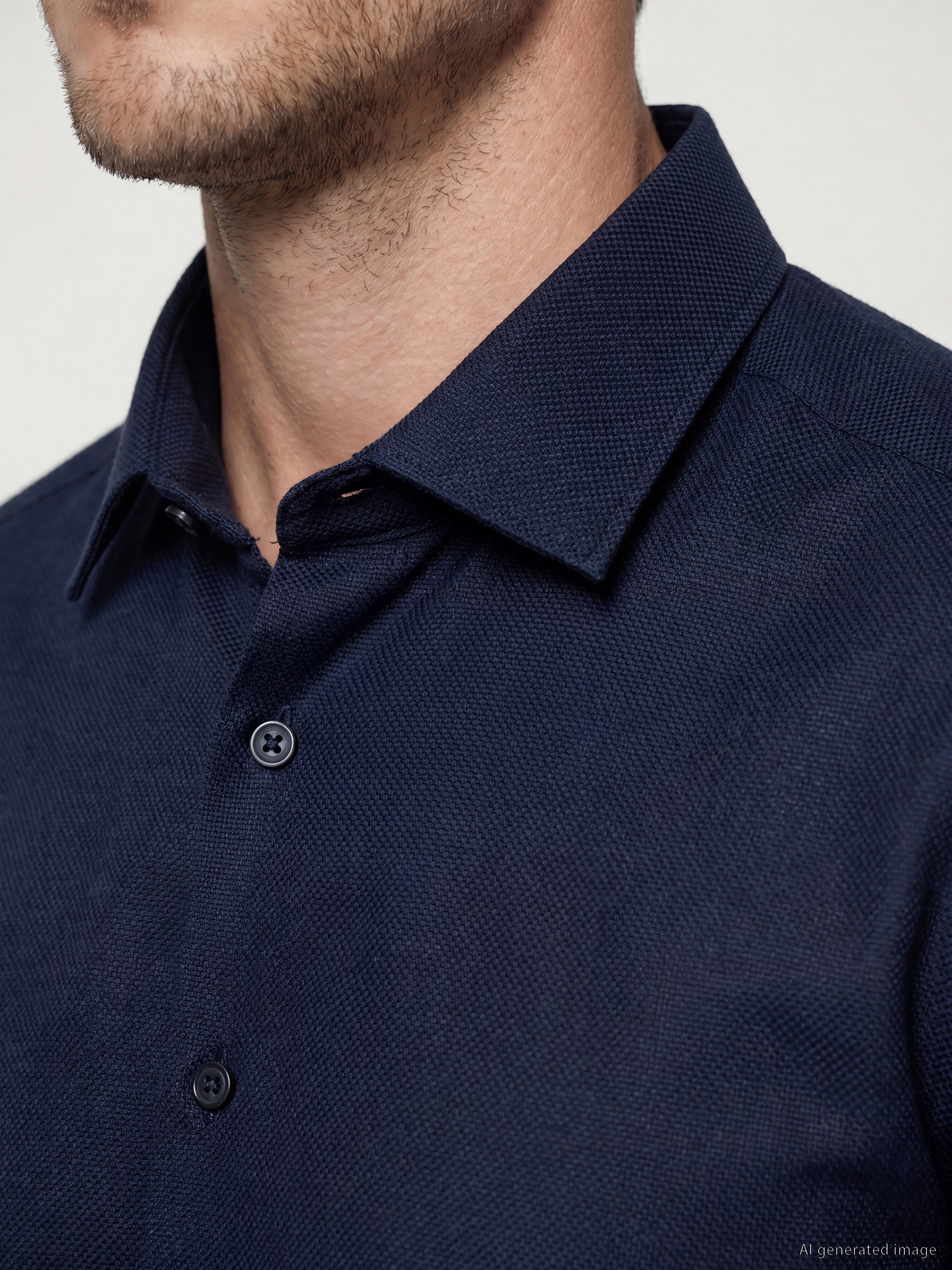 LCW BUSINESS Slim Fit Armürlü Erkek Gömlek görsel 3