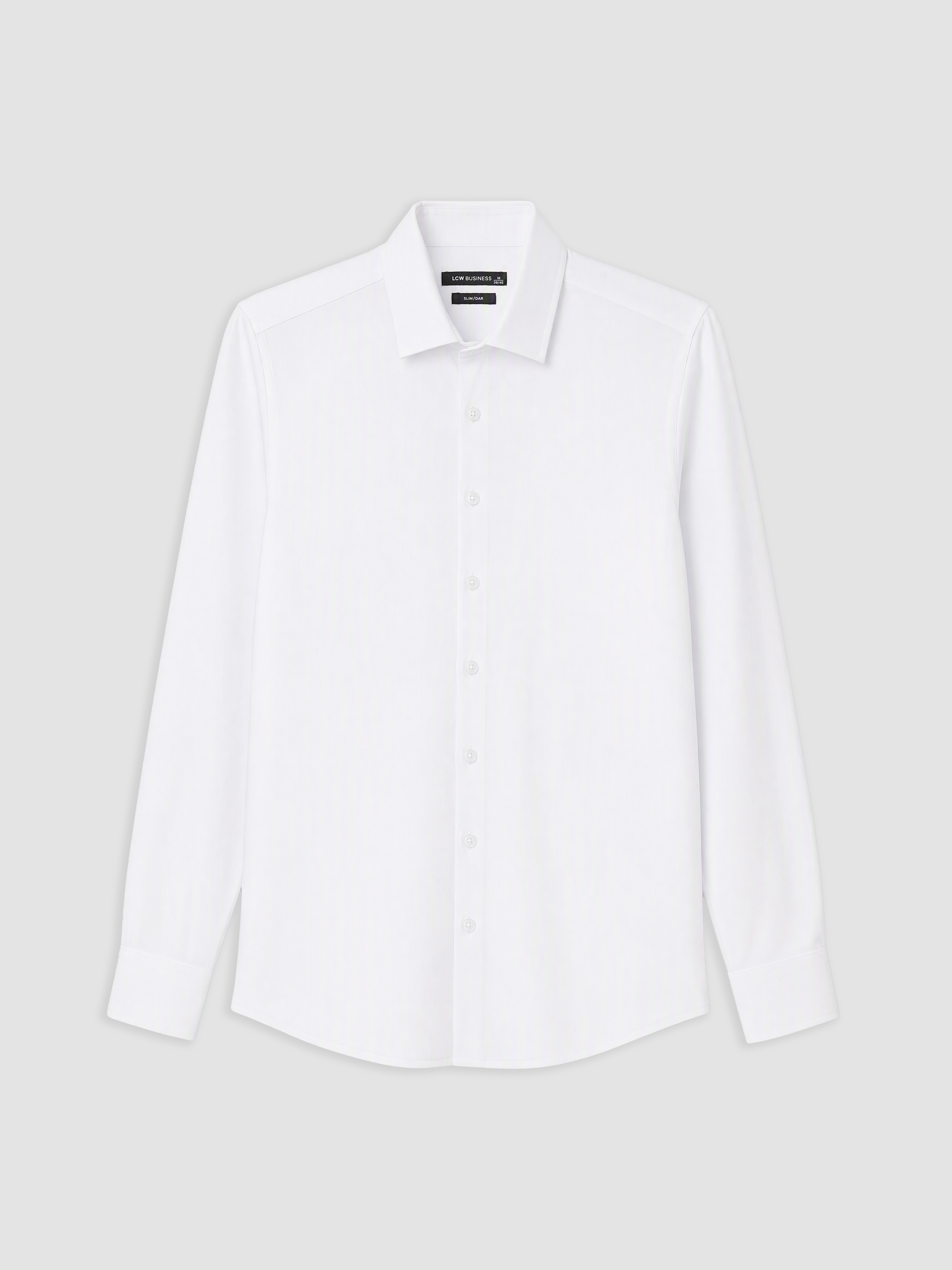 LCW BUSINESS Slim Fit Oxford Erkek Gömlek görsel 4