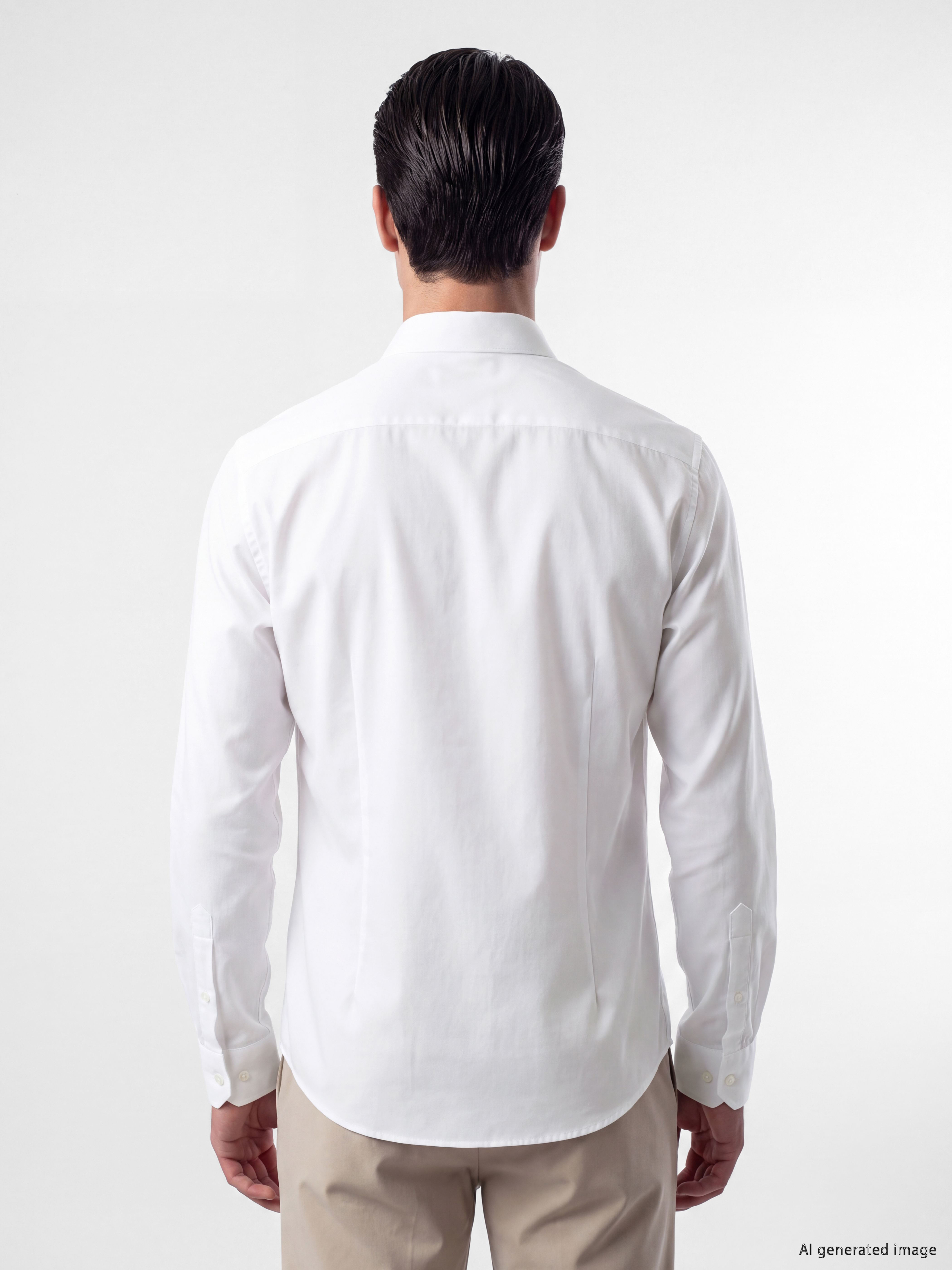 LCW BUSINESS Slim Fit Oxford Erkek Gömlek görsel 3