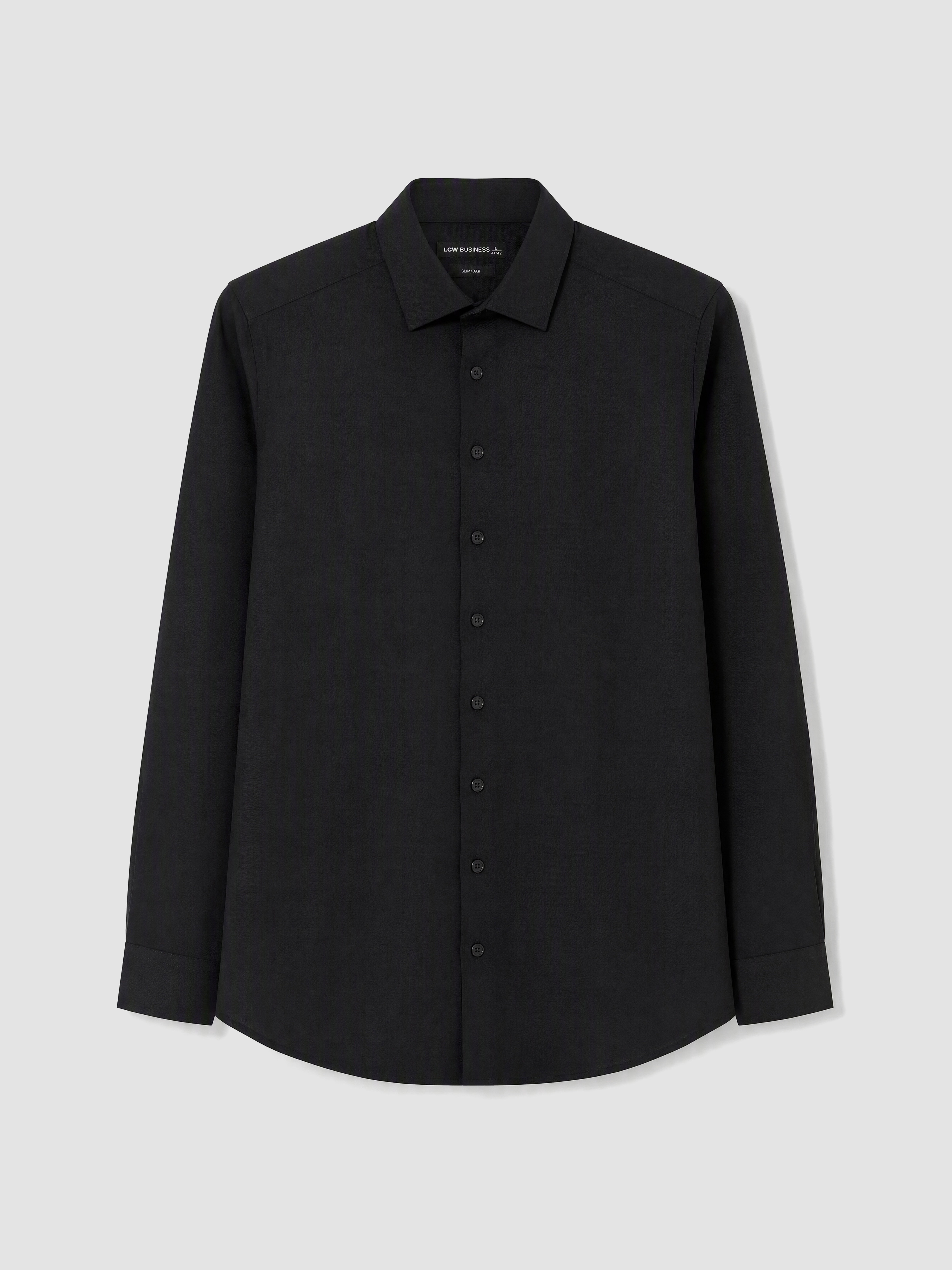 LCW BUSINESS Slim Fit Erkek Oxford Gömlek görsel 4