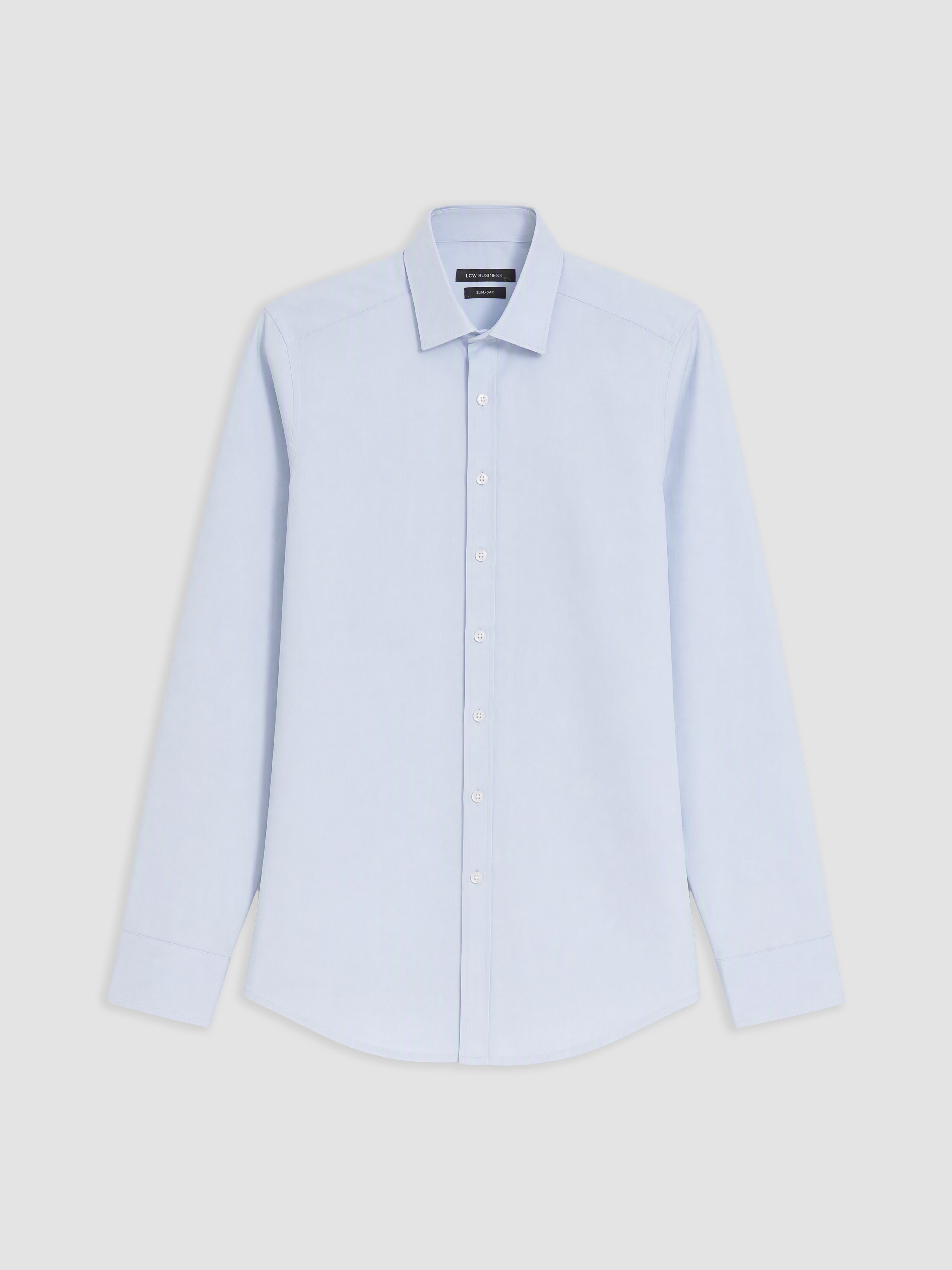 LCW BUSINESS Slim Fit Poplin Erkek Gömlek görsel 4
