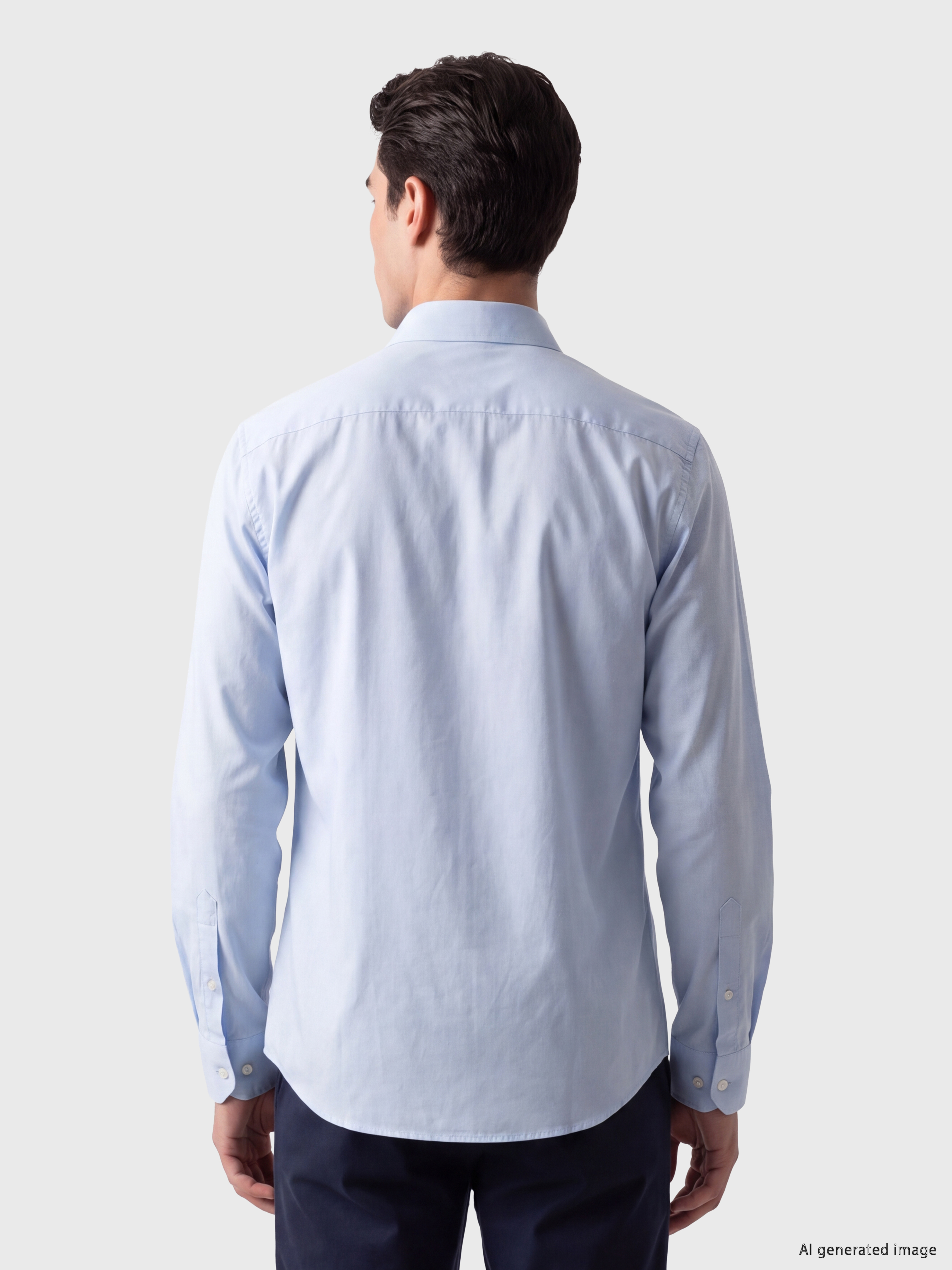 LCW BUSINESS Slim Fit Poplin Erkek Gömlek görsel 3
