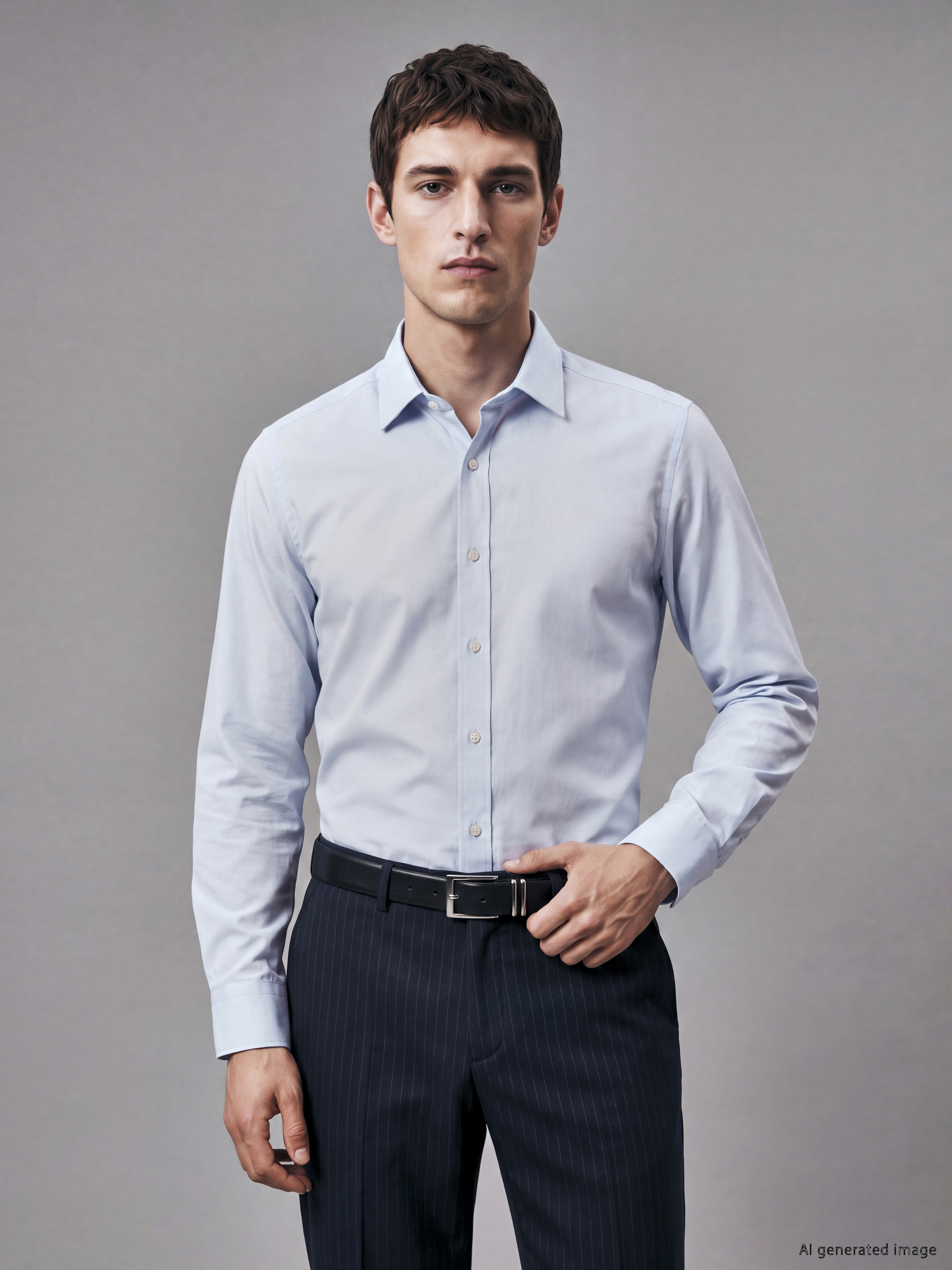 LCW BUSINESS Slim Fit Poplin Erkek Gömlek