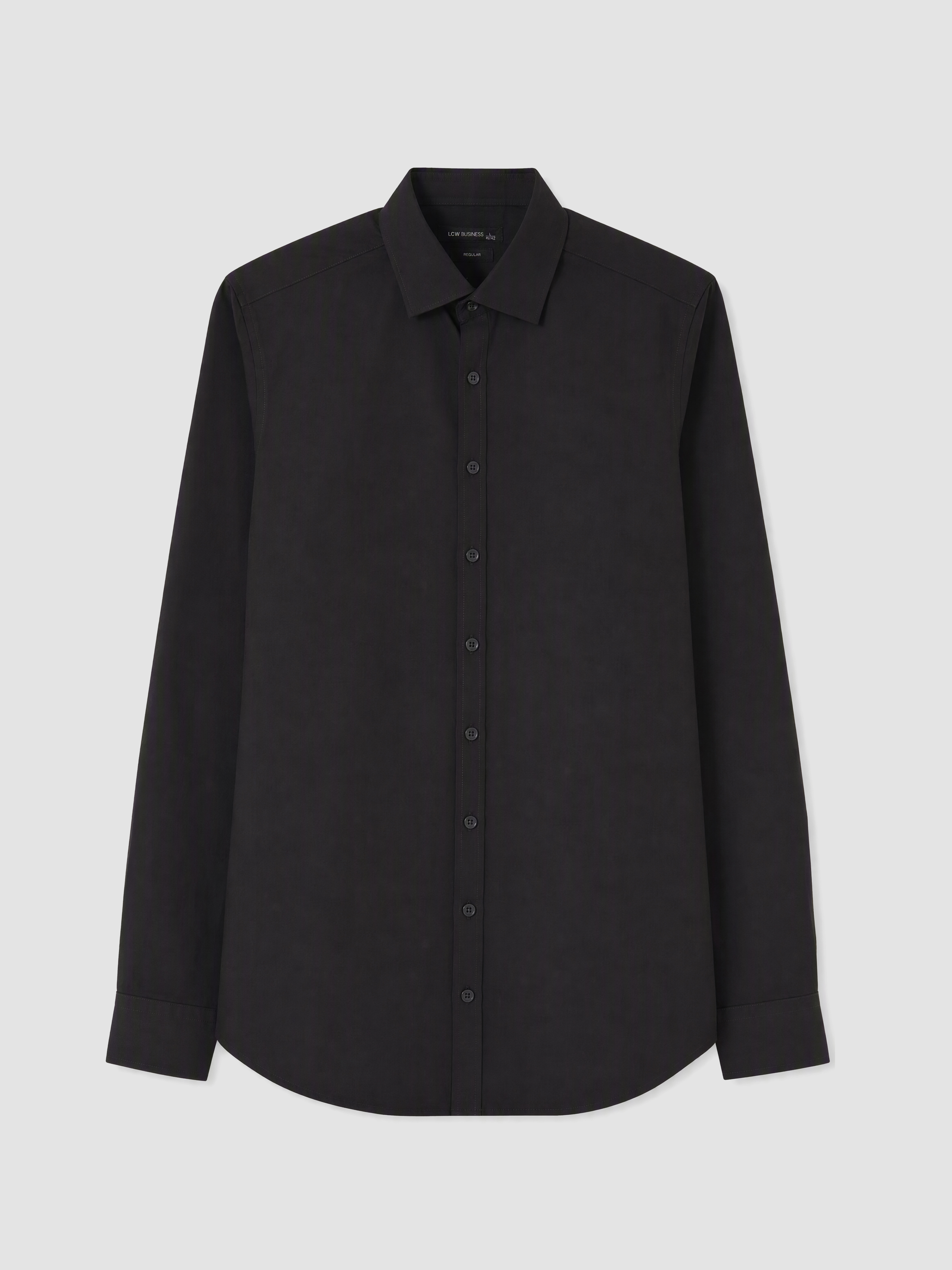 LCW BUSINESS Slim Fit Poplin Erkek Gömlek görsel 4
