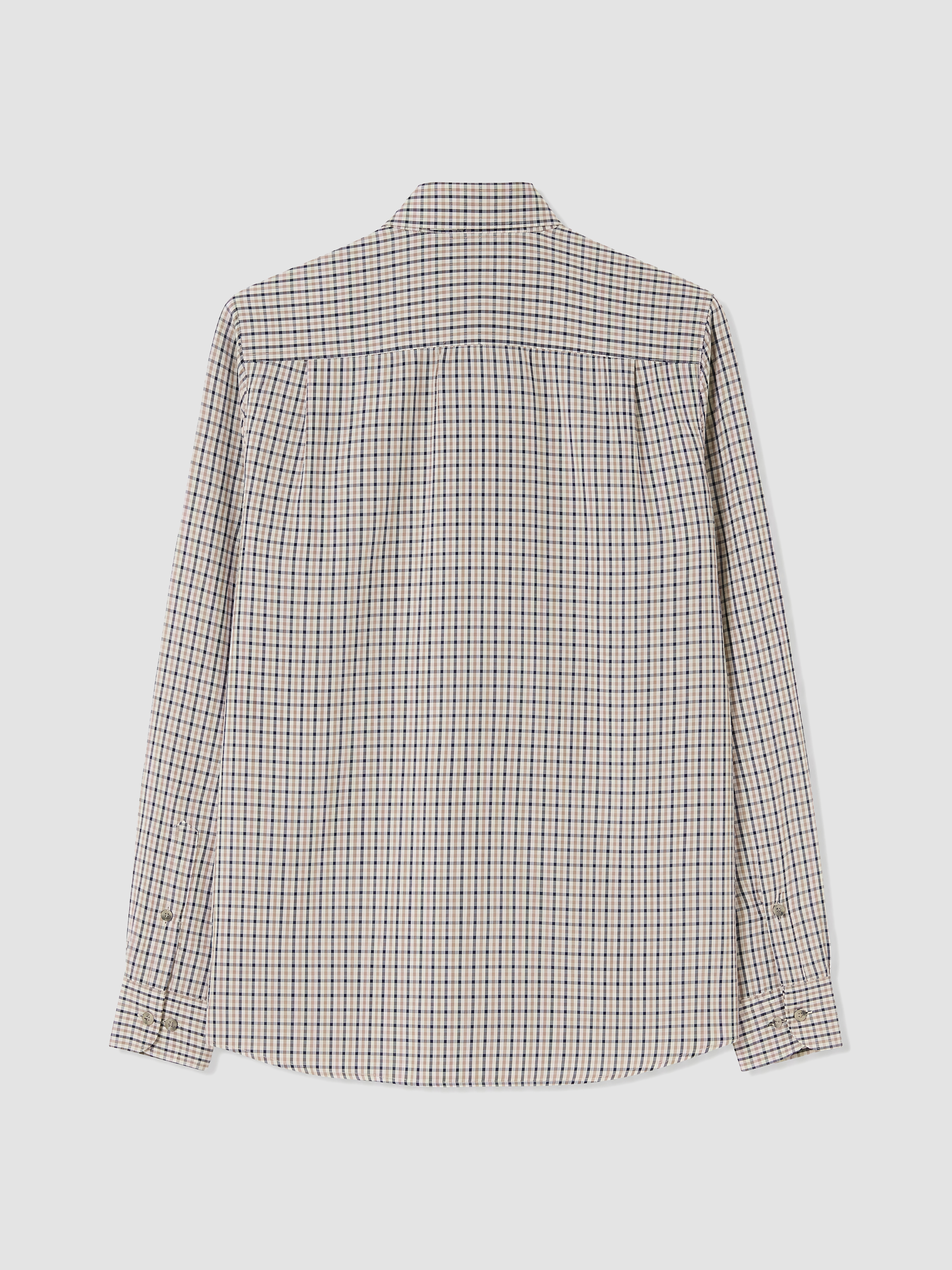 LCWAIKIKI Classic Regular Fit Ekose Gabardin Erkek Gömlek görsel 6