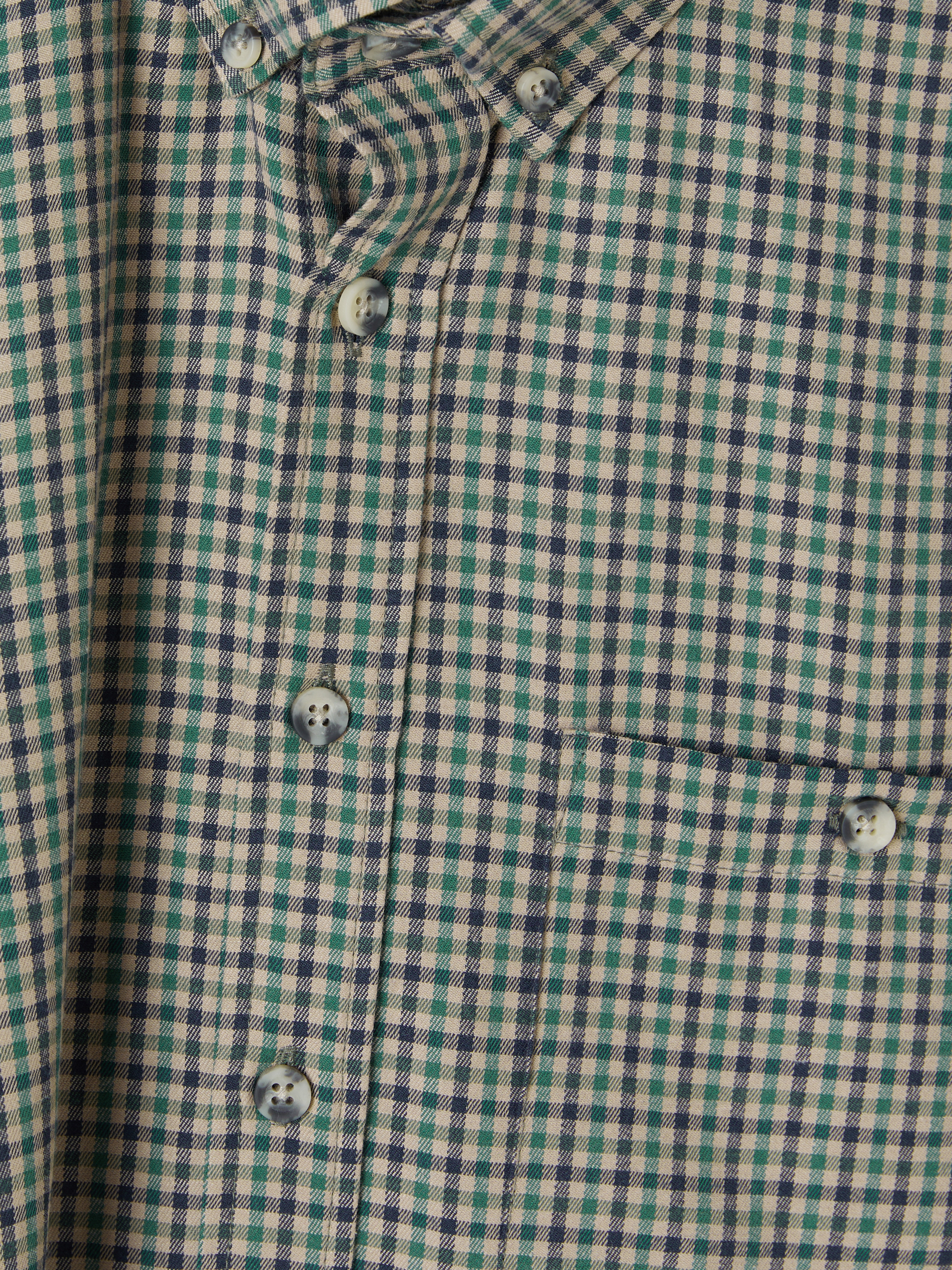 LCWAIKIKI Classic Regular Fit Ekose Gabardin Erkek Gömlek görsel 5