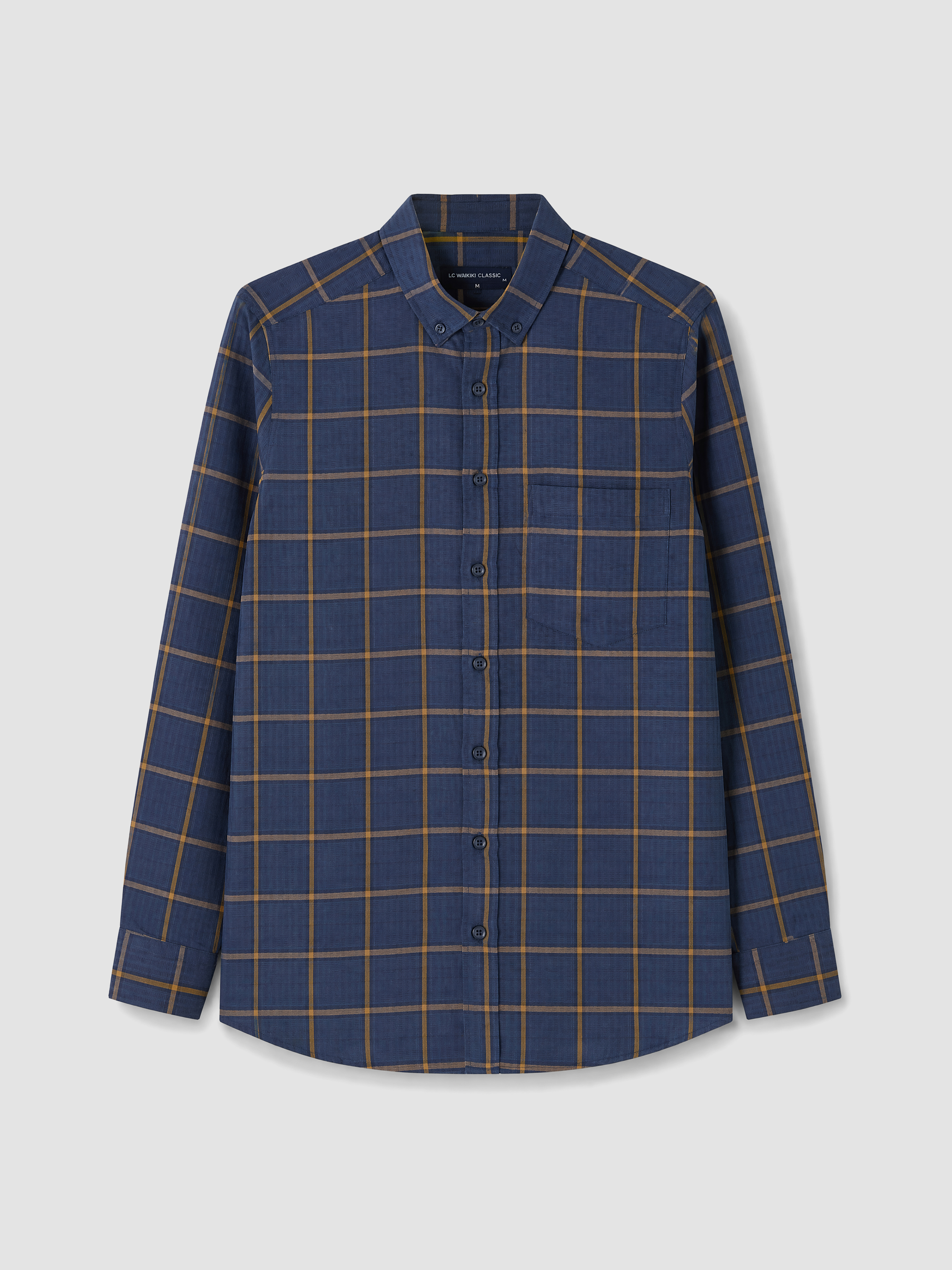LCWAIKIKI Classic Regular Fit Ekose Erkek Gömlek görsel 4